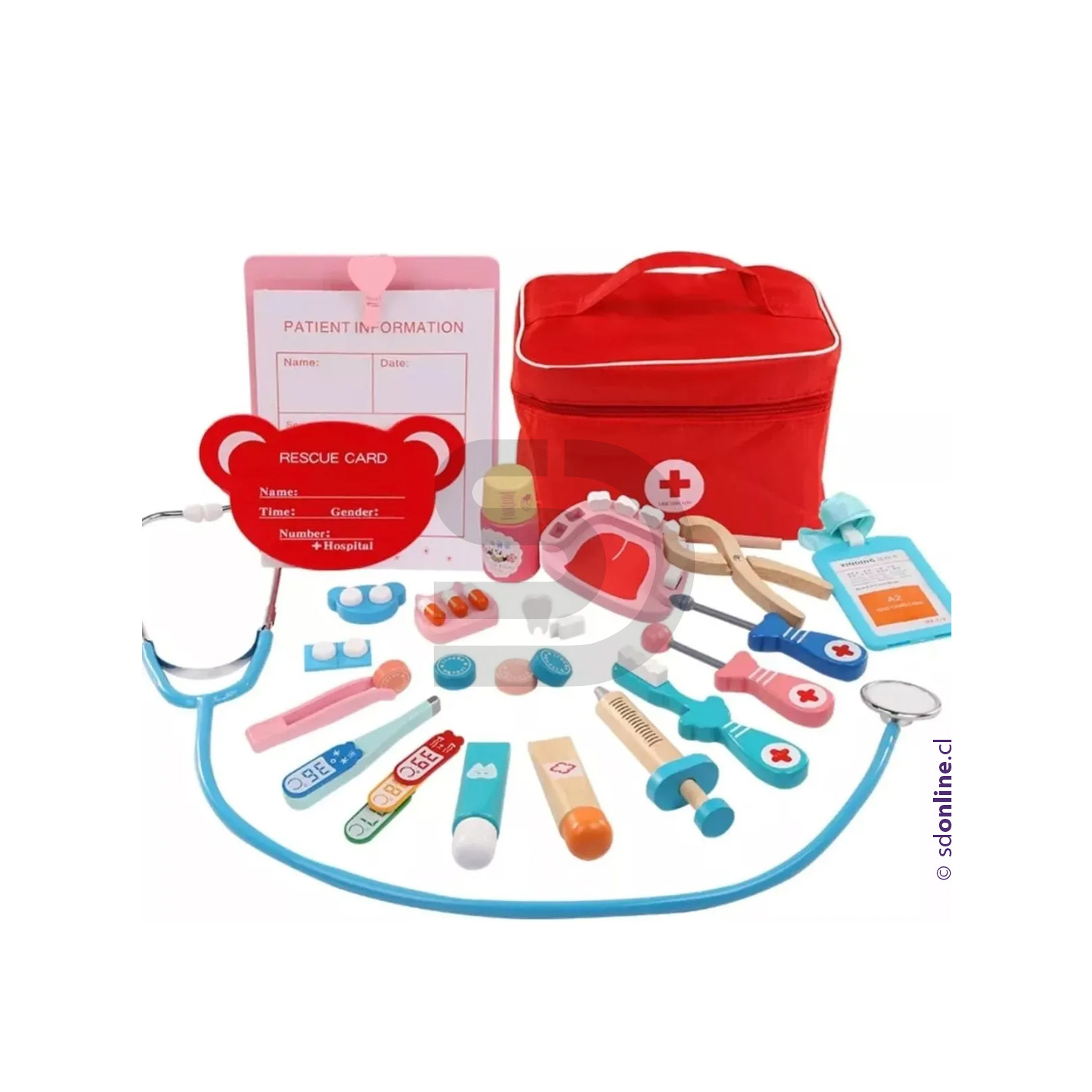 Set juego de roles doctor - dentista madera 1