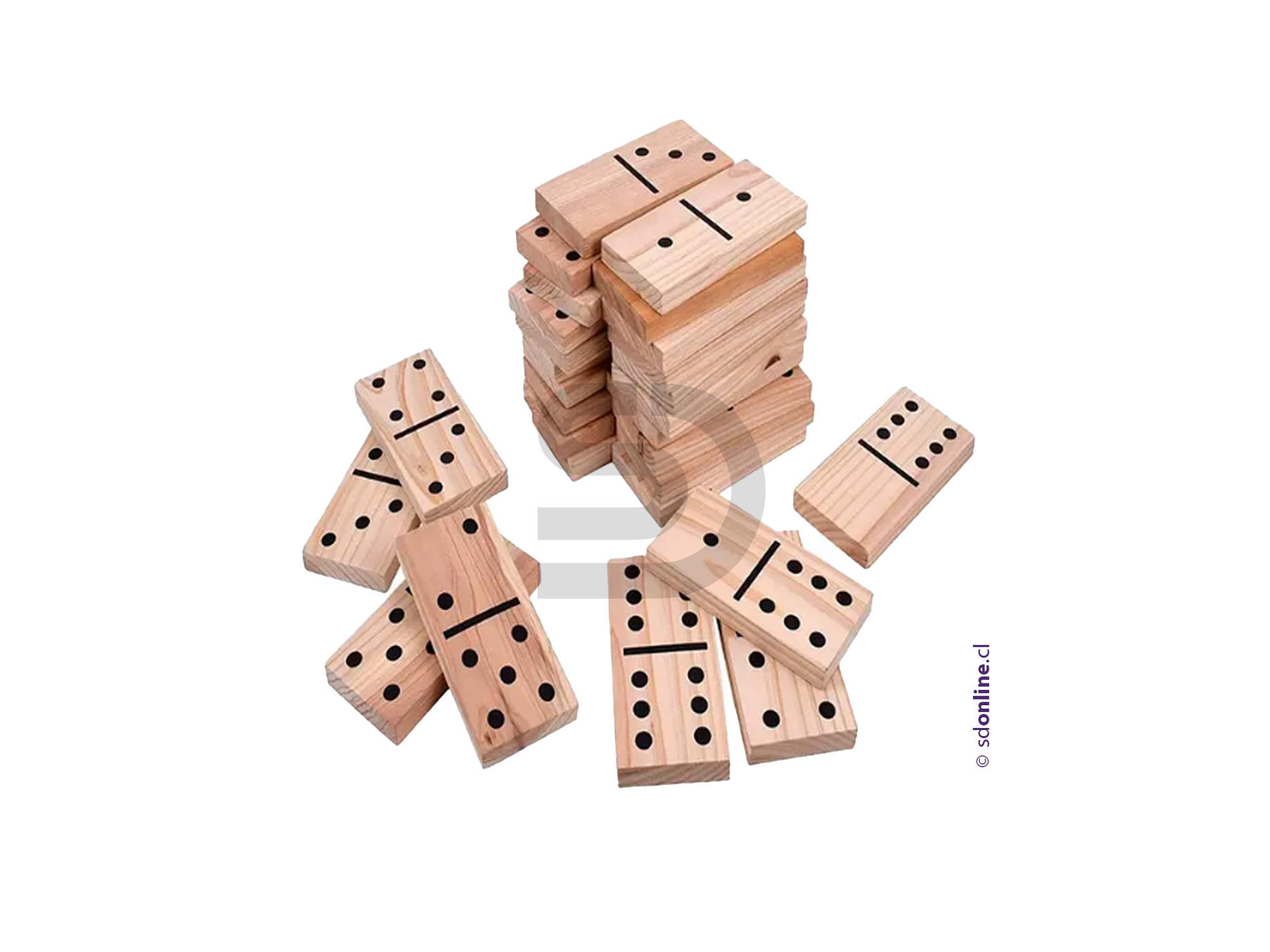 Domino gigante de madera 1