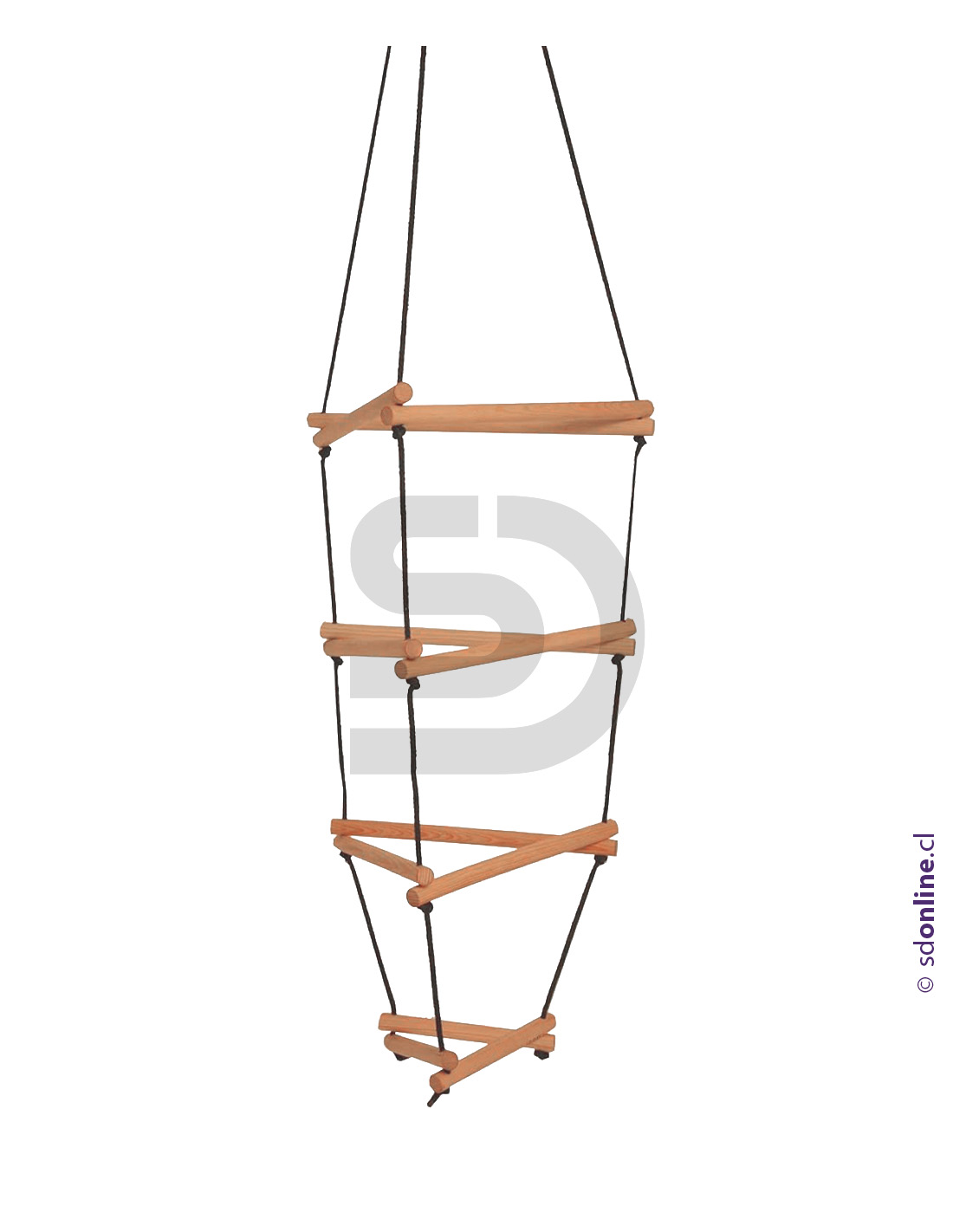 Escalera trepadora triangular