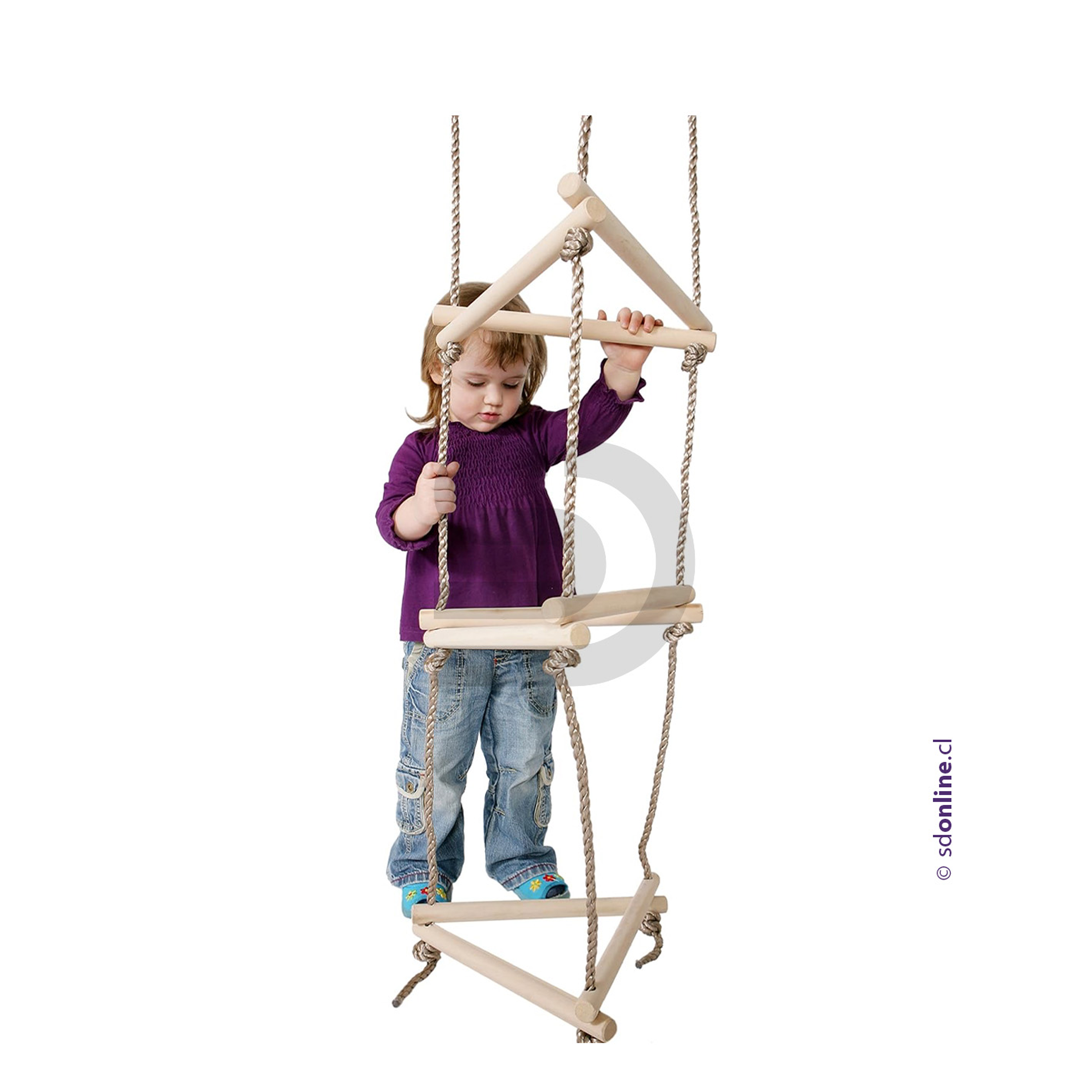 Escalera trepadora triangular 2