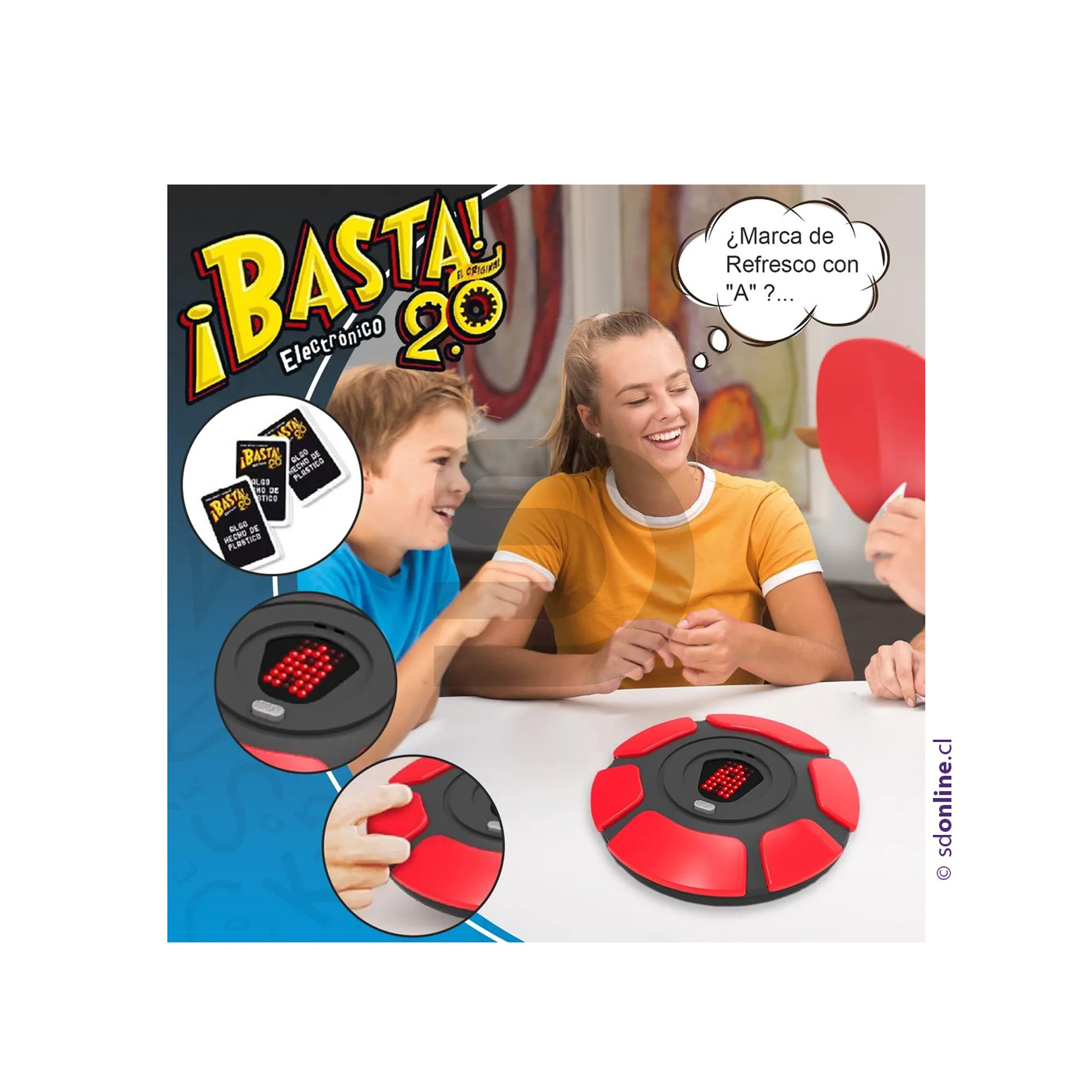 Juego basta 2.0  electrónico español- familiar 2