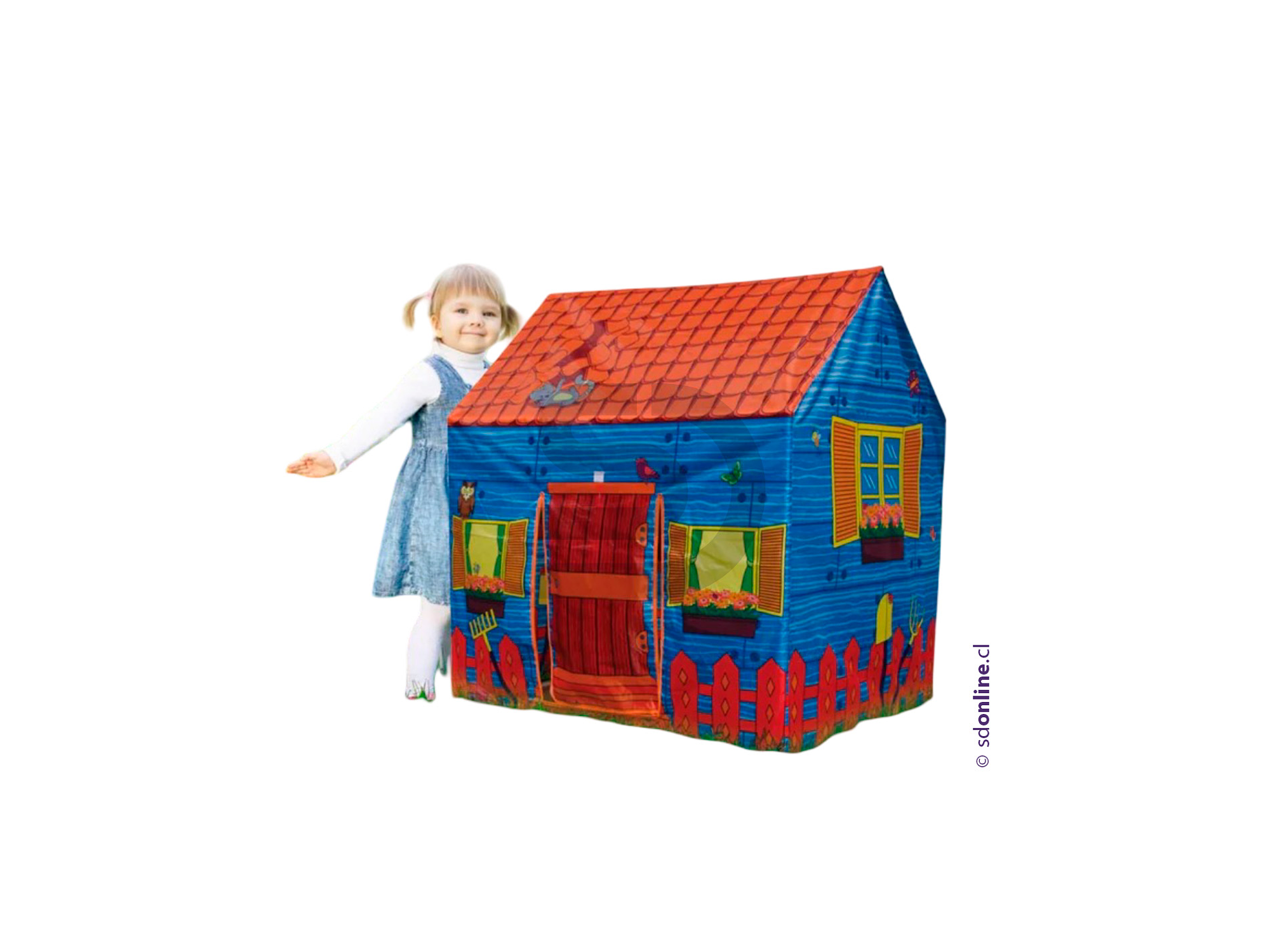 Carpa casita granja 95x72x102cm 3