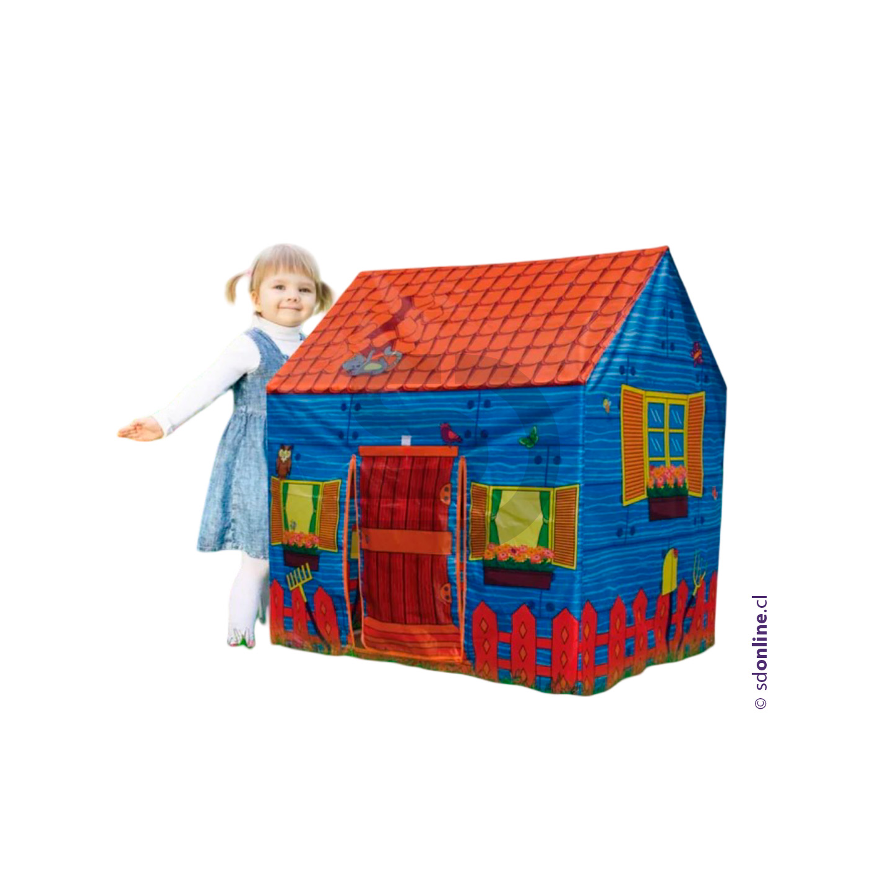 Carpa casita granja 95x72x102cm 3