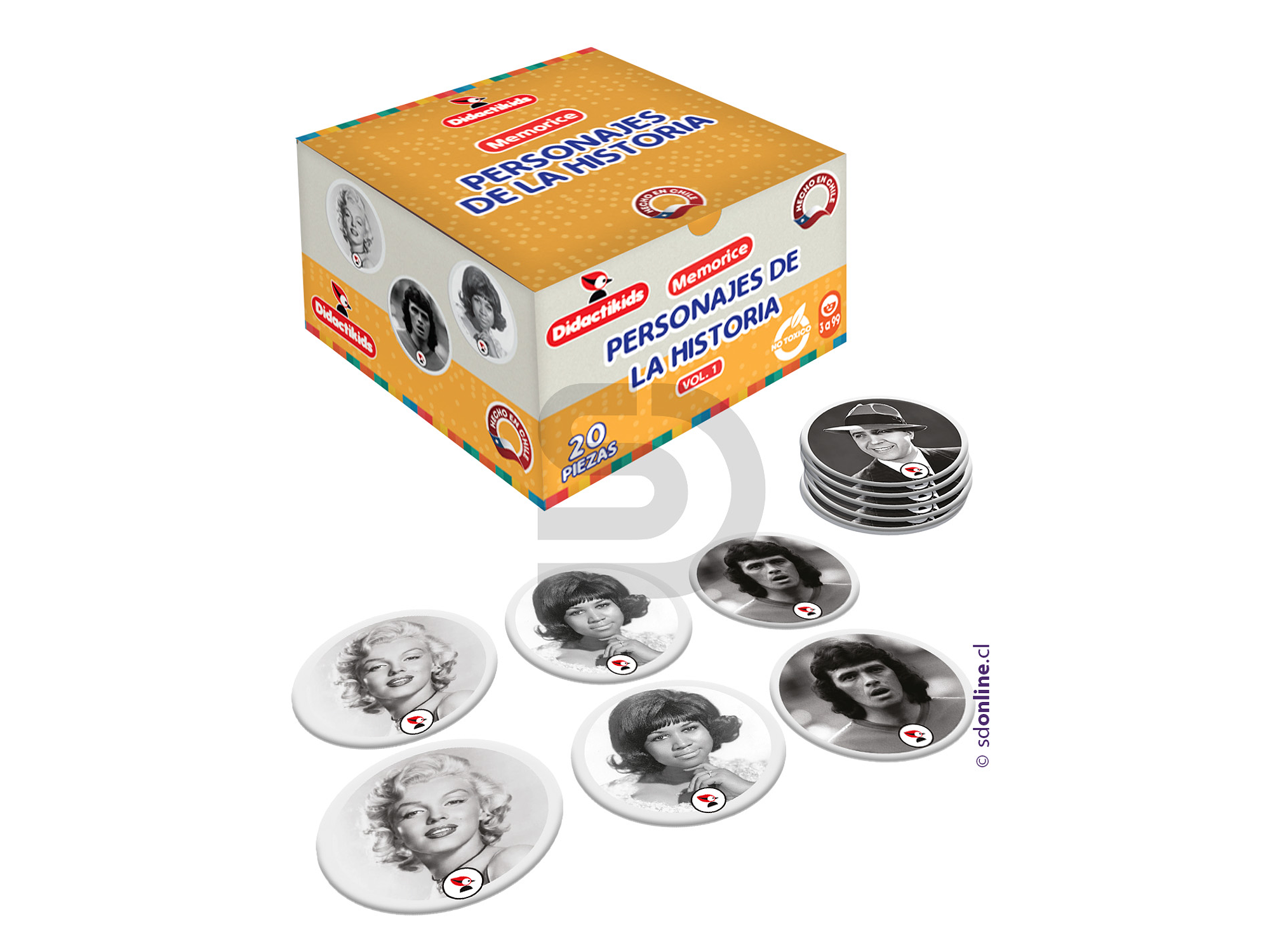 Memorice personajes de la historia 2