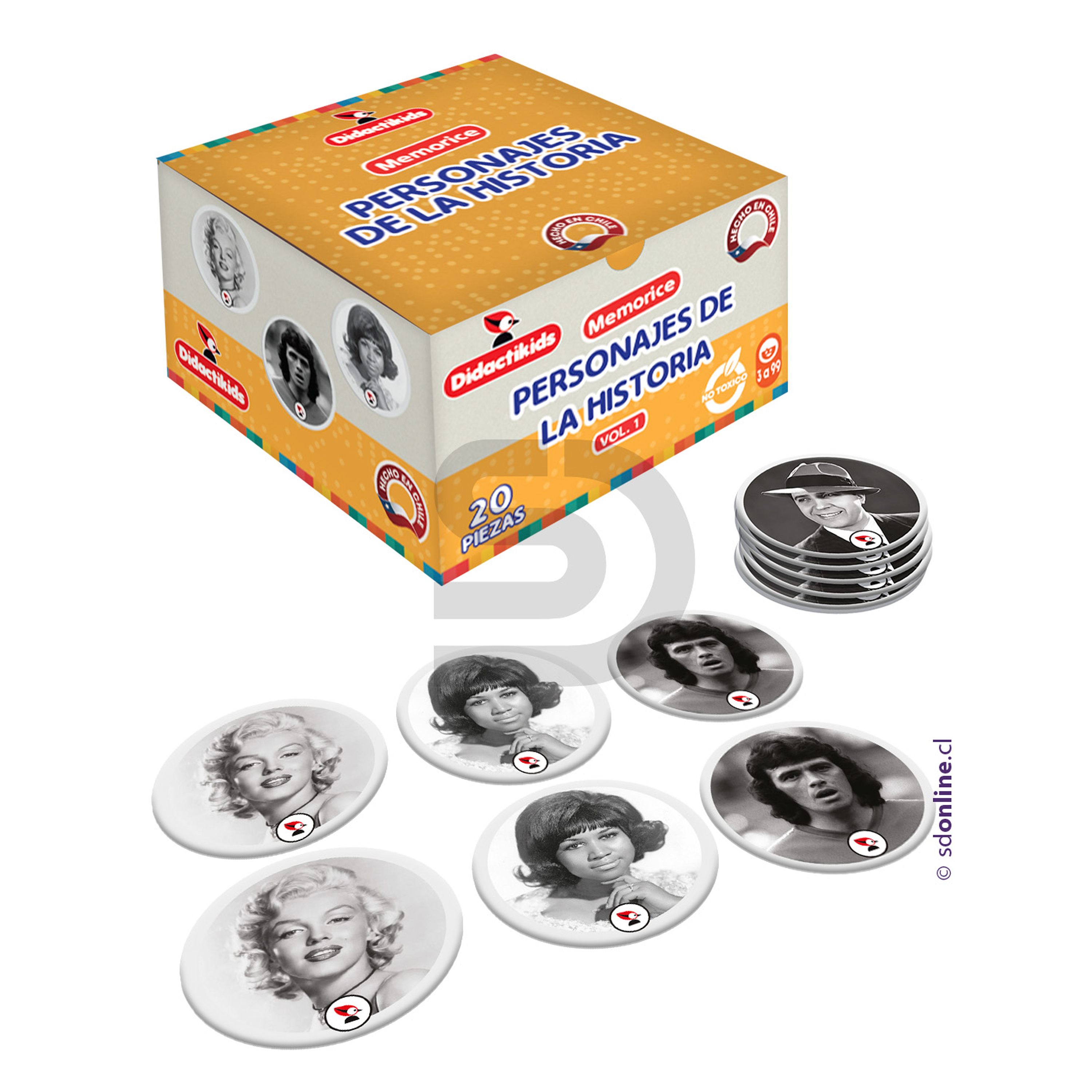 Memorice personajes de la historia 2