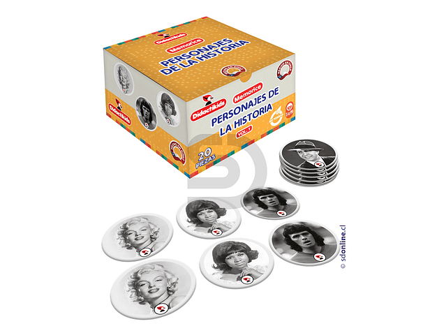 Memorice personajes de la historia 2