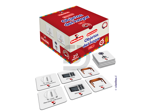 Memorice de objetos del hogar  1