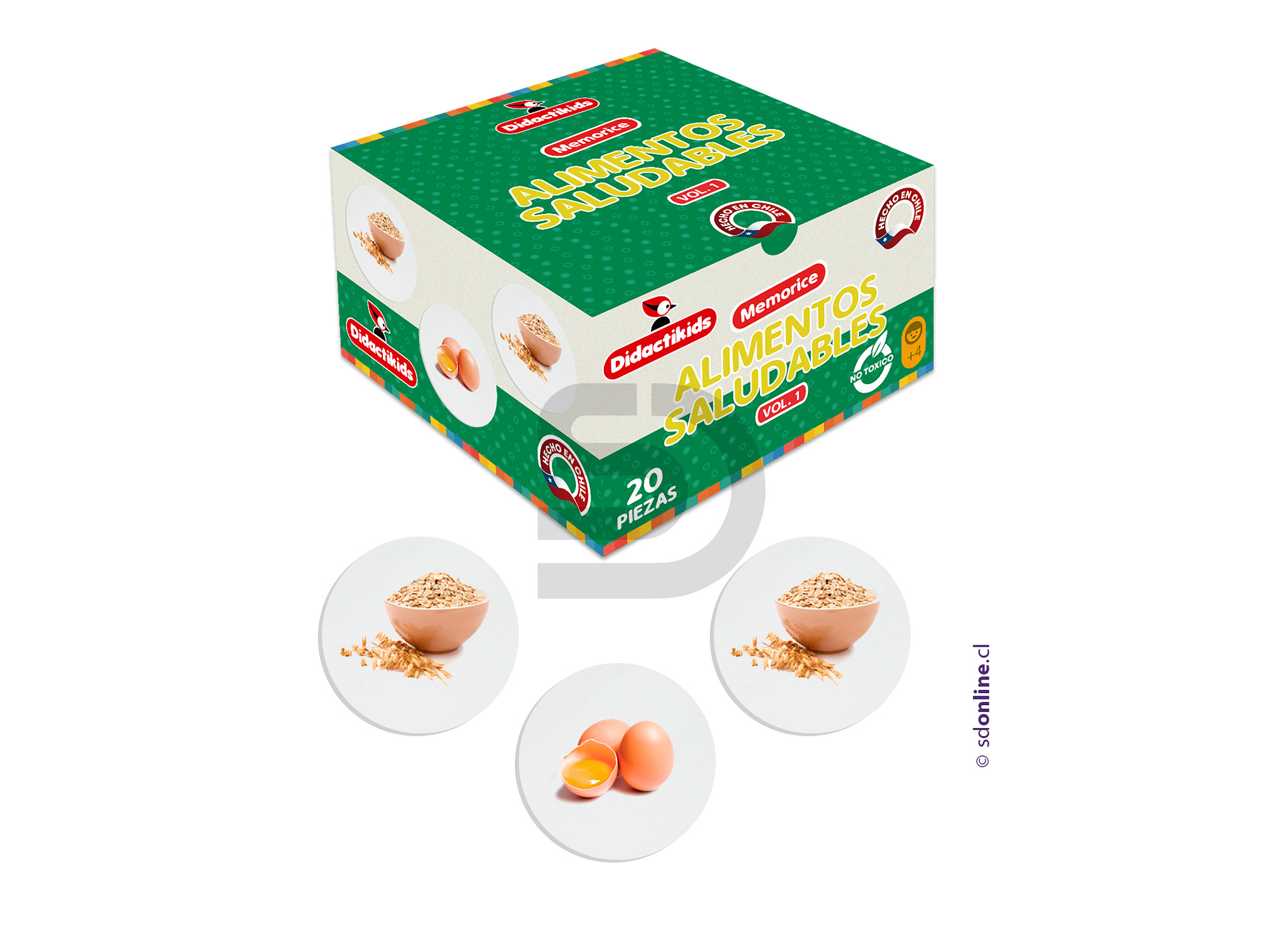 Memorice de alimentos saludables 1