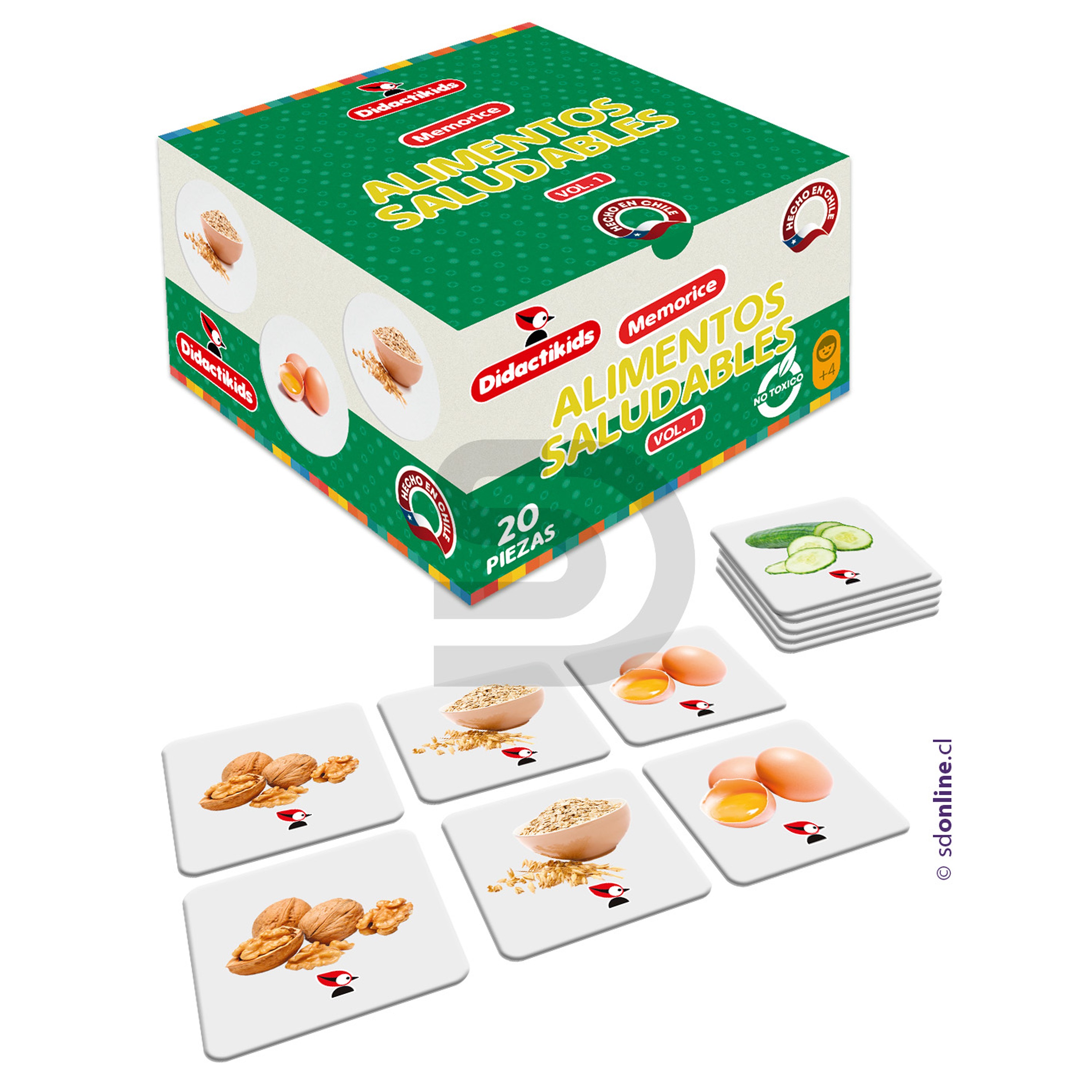 Memorice de alimentos saludables 2