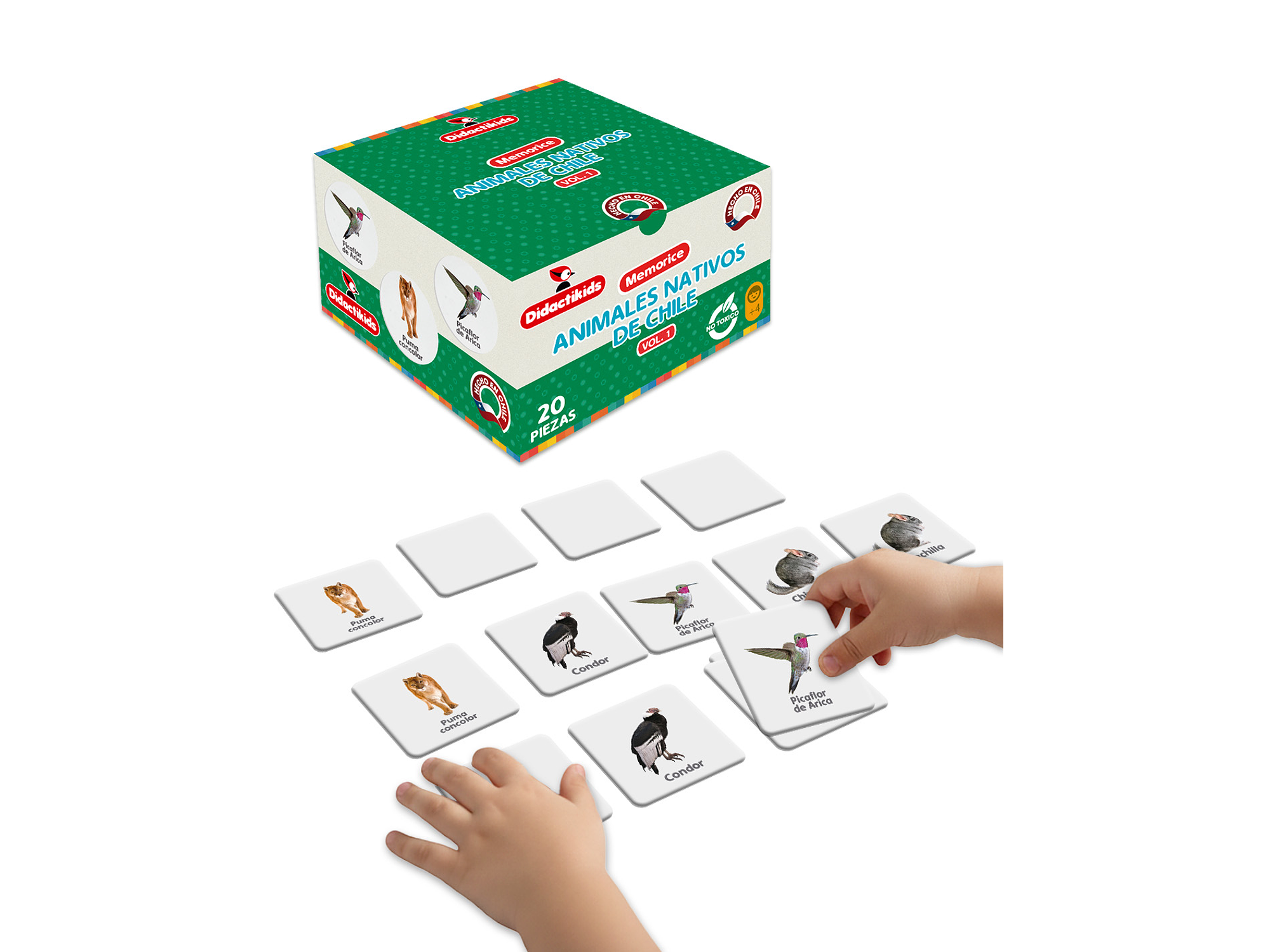 Memorice animales nativos de Chile - Vol 1 3