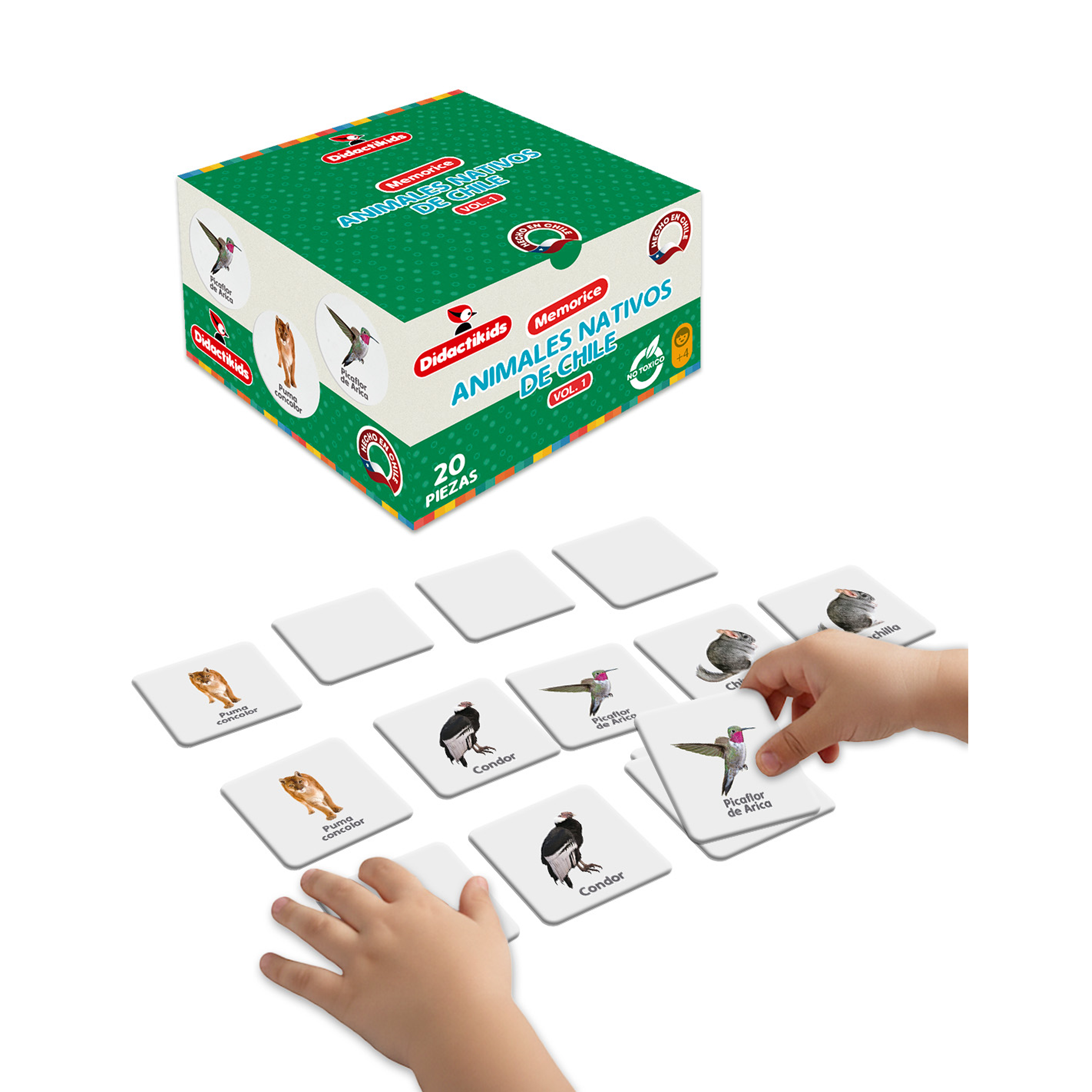 Memorice animales nativos de Chile - Vol 1 3