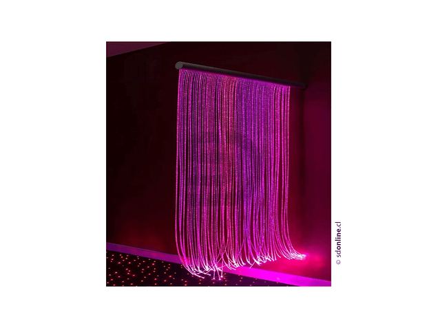 Cortina de fibra optica recta 1