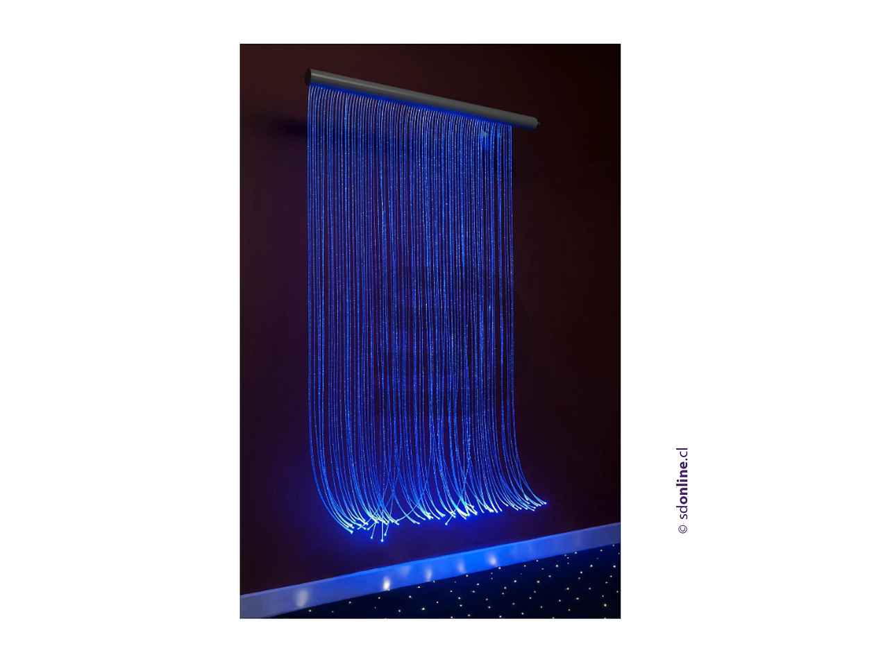 Cortina de fibra optica recta 2