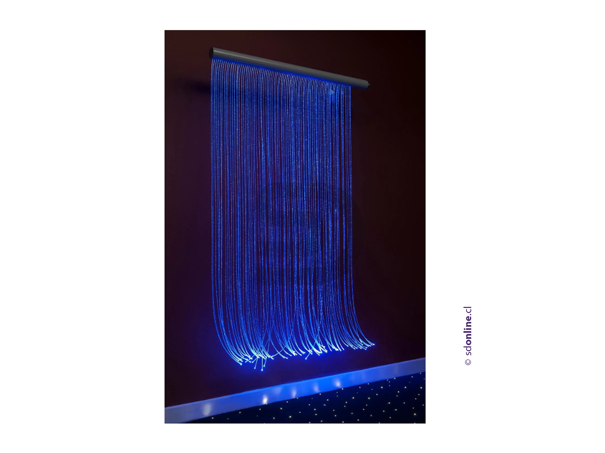 Cortina de fibra optica recta 2