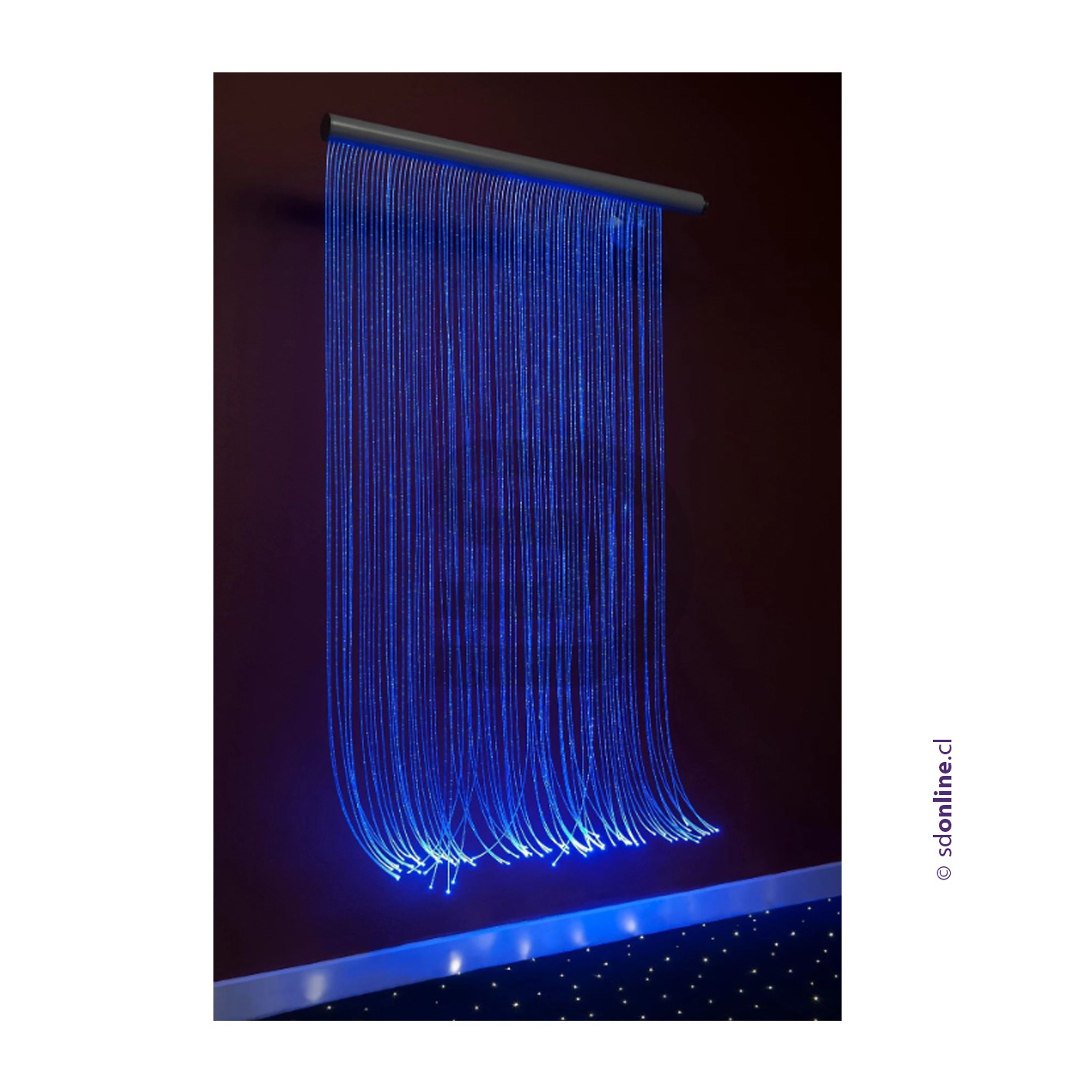 Cortina de fibra optica recta 2