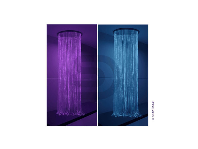 Cortina de fibra optica circular 2