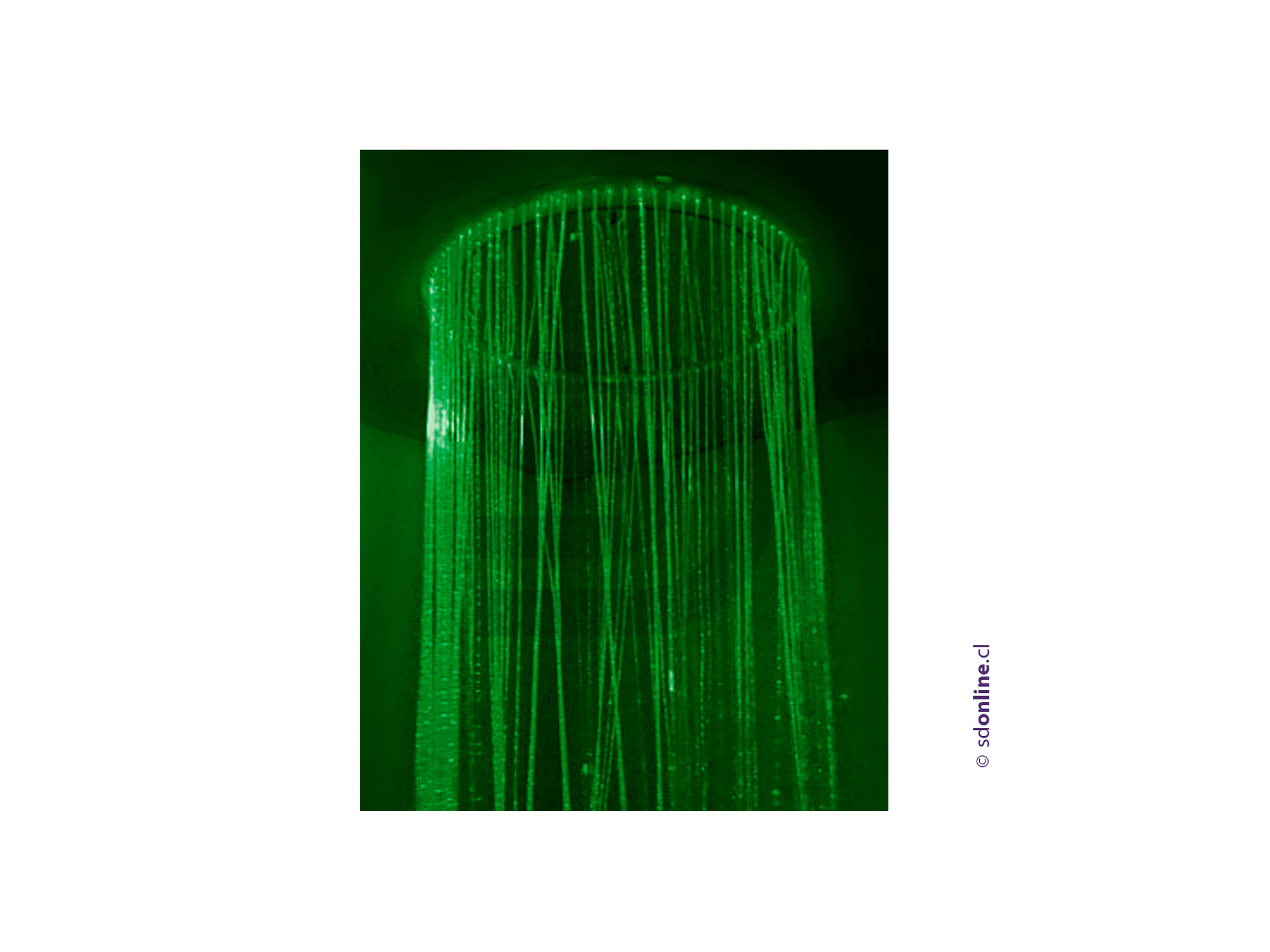 Cortina de fibra optica circular 1