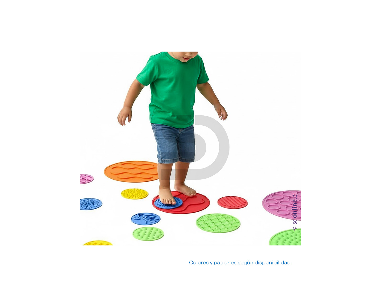 Tapetes discos sensoriales silicona 2