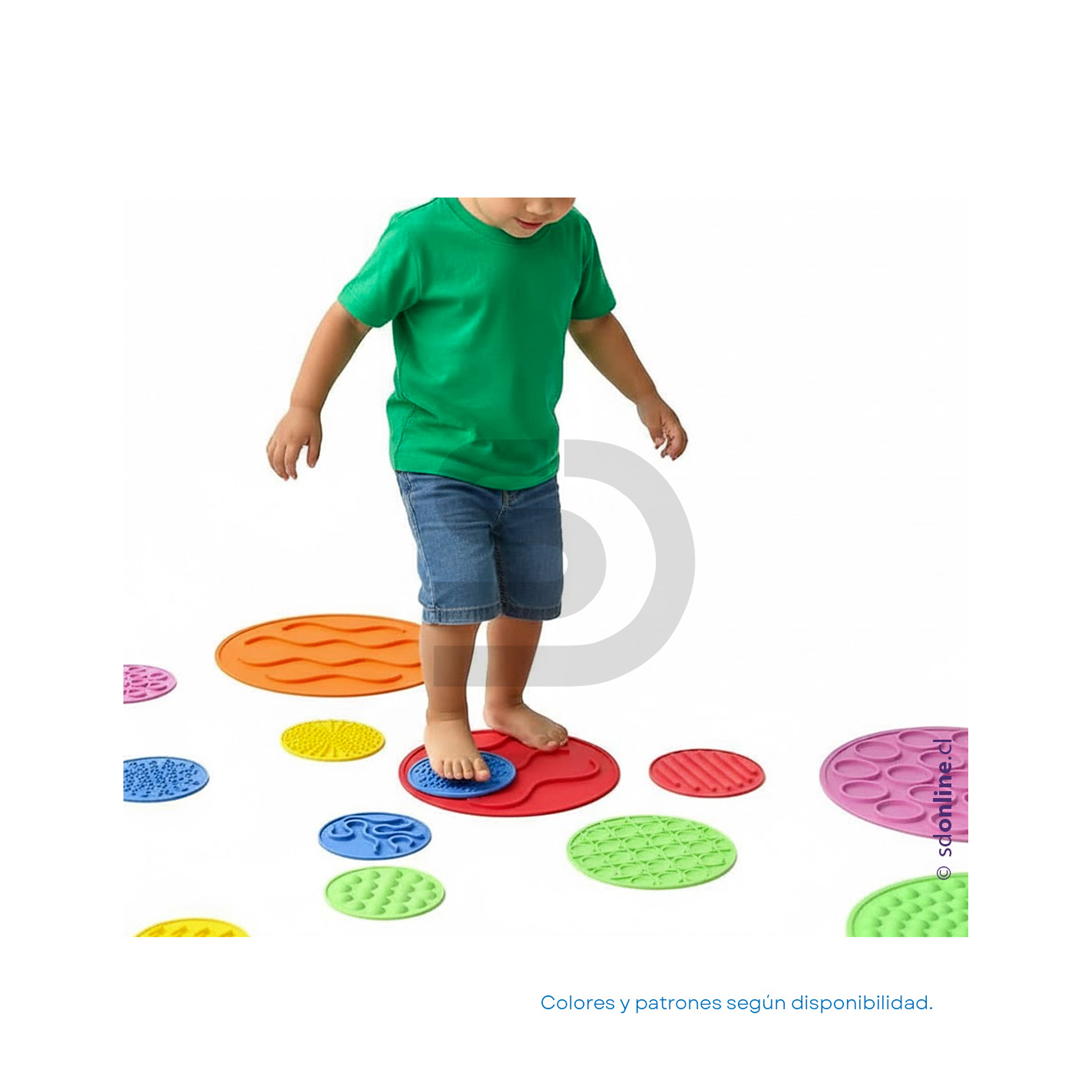 Tapetes discos sensoriales silicona 2