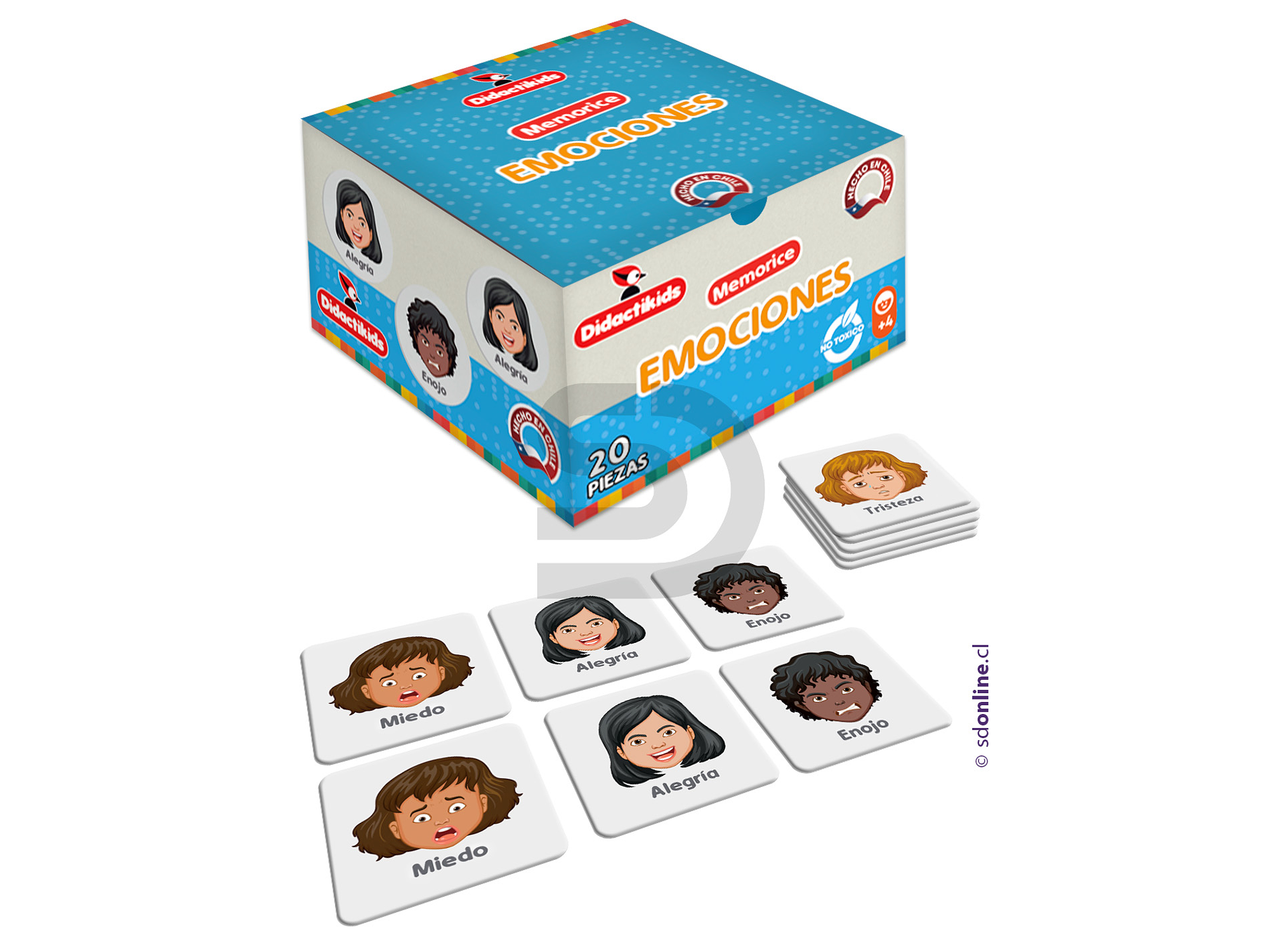 Memorice de emociones - Vol 1 2