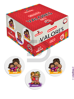 Memorice valores - Vol 1