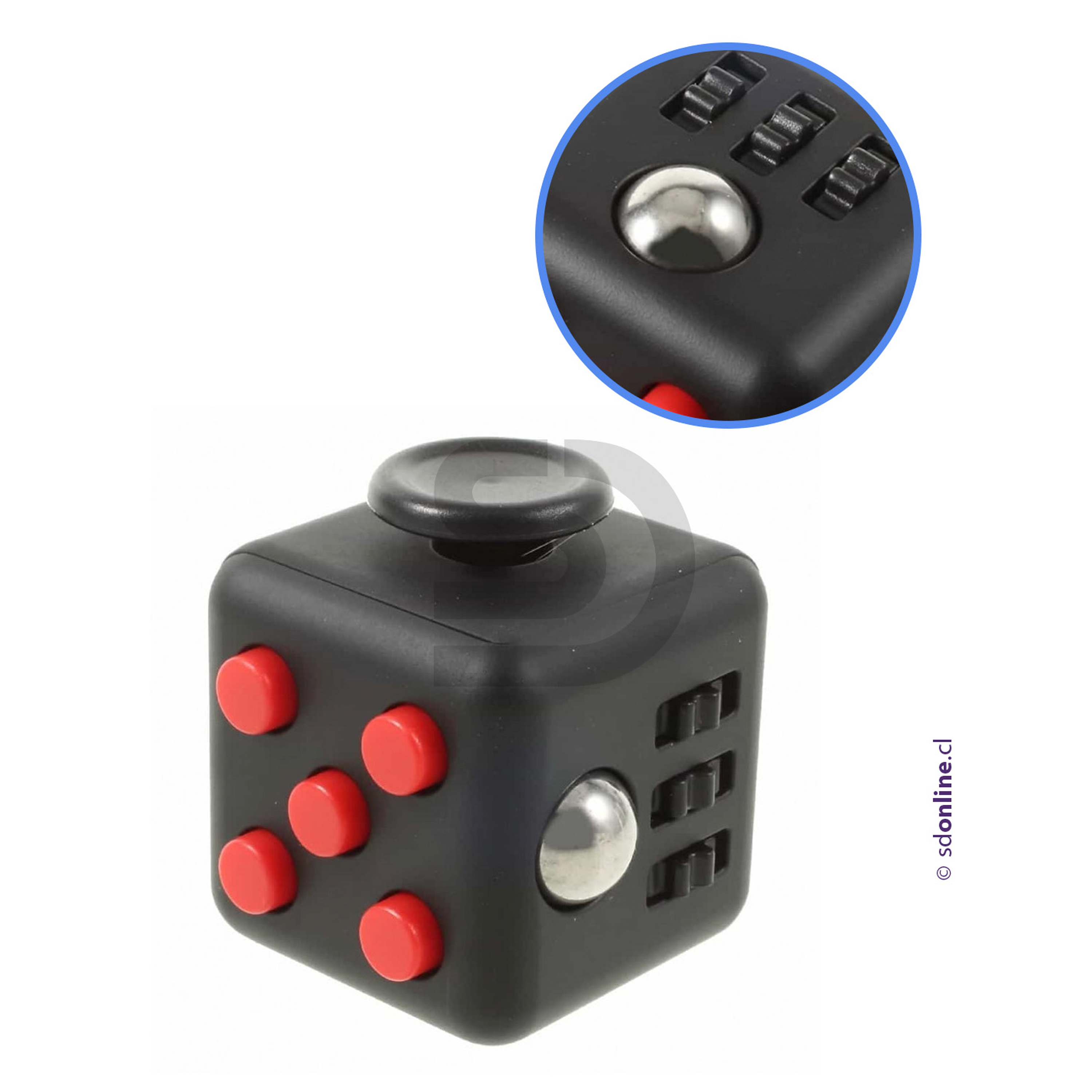 Set 5 cubos Fidget  Antiestrés 3 cms 1