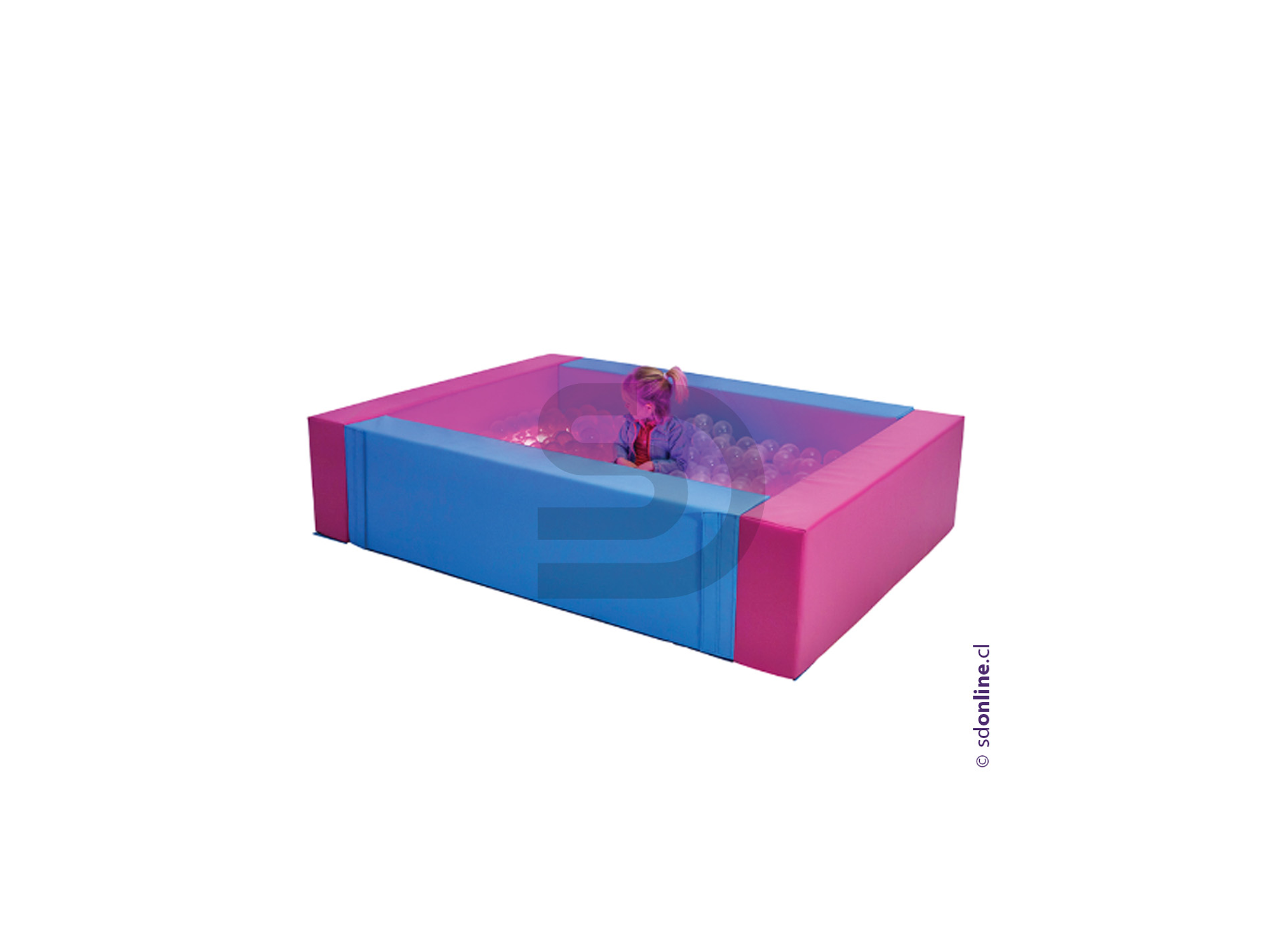Piscina sensorial interactiva con luz led 1