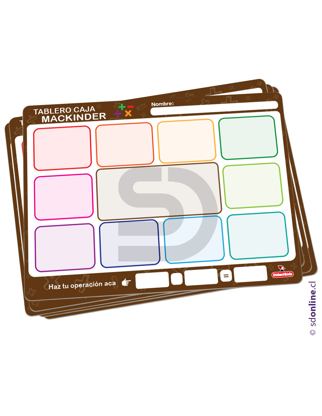 Tablero caja Mackinder