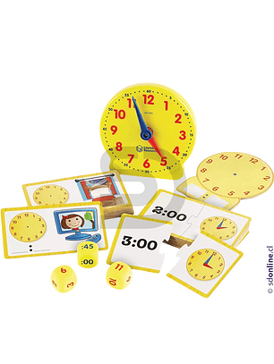 Reloj de aprendizaje 12 tarjetas