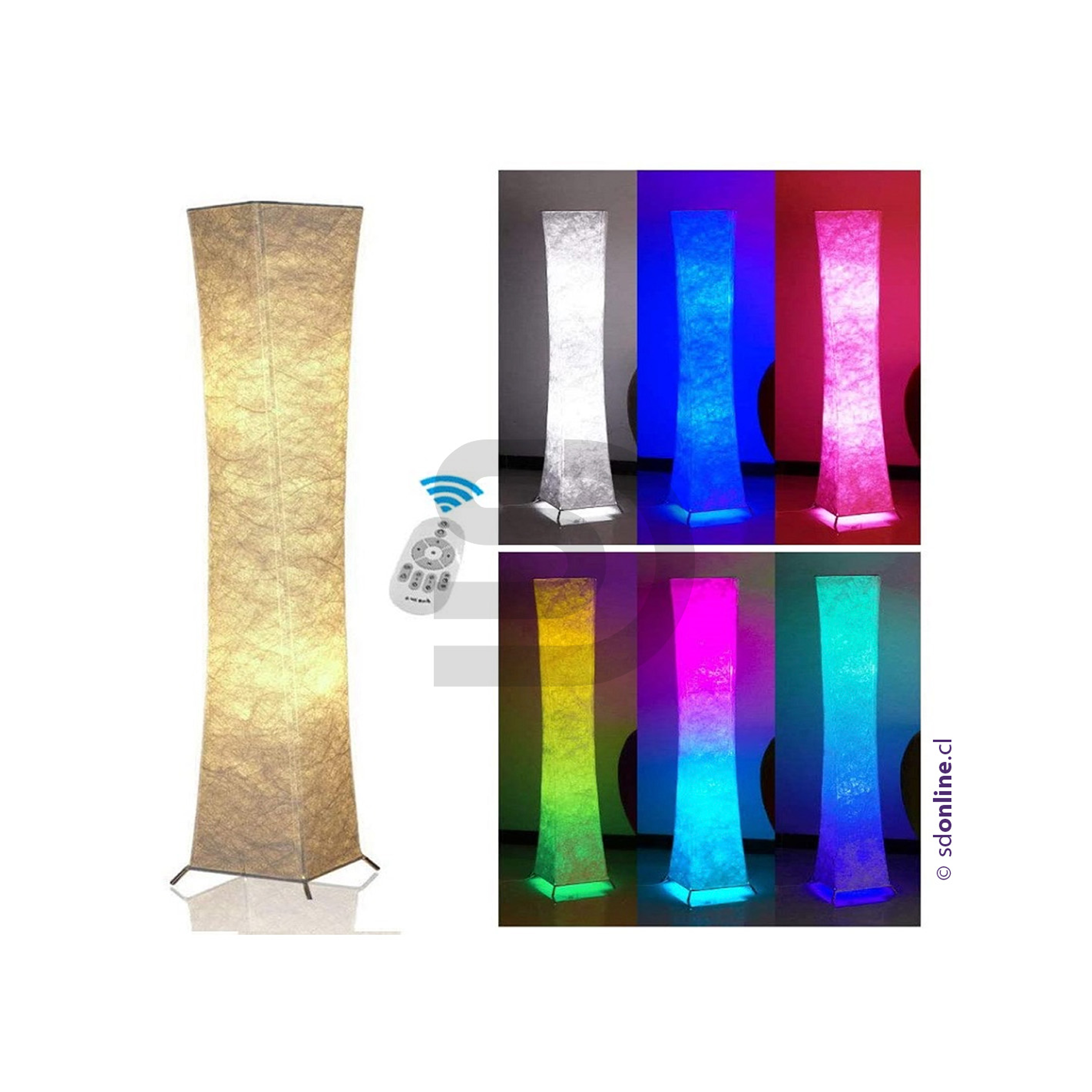 Tubo lámpara sensorial de luces led 1