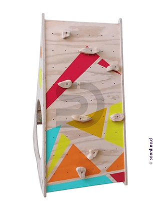 Muro de escalada infantil móvil