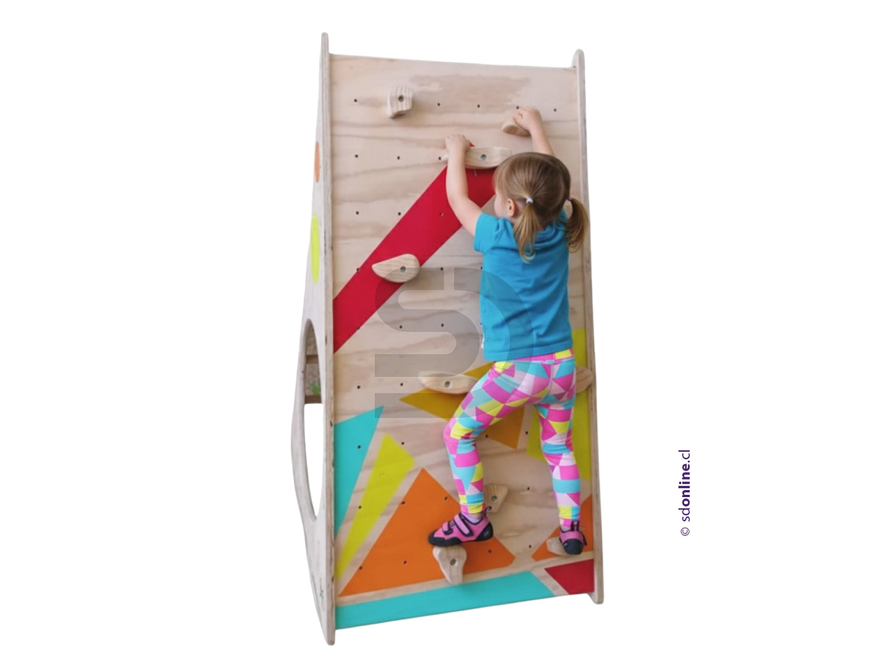 Muro de escalada infantil móvil 2