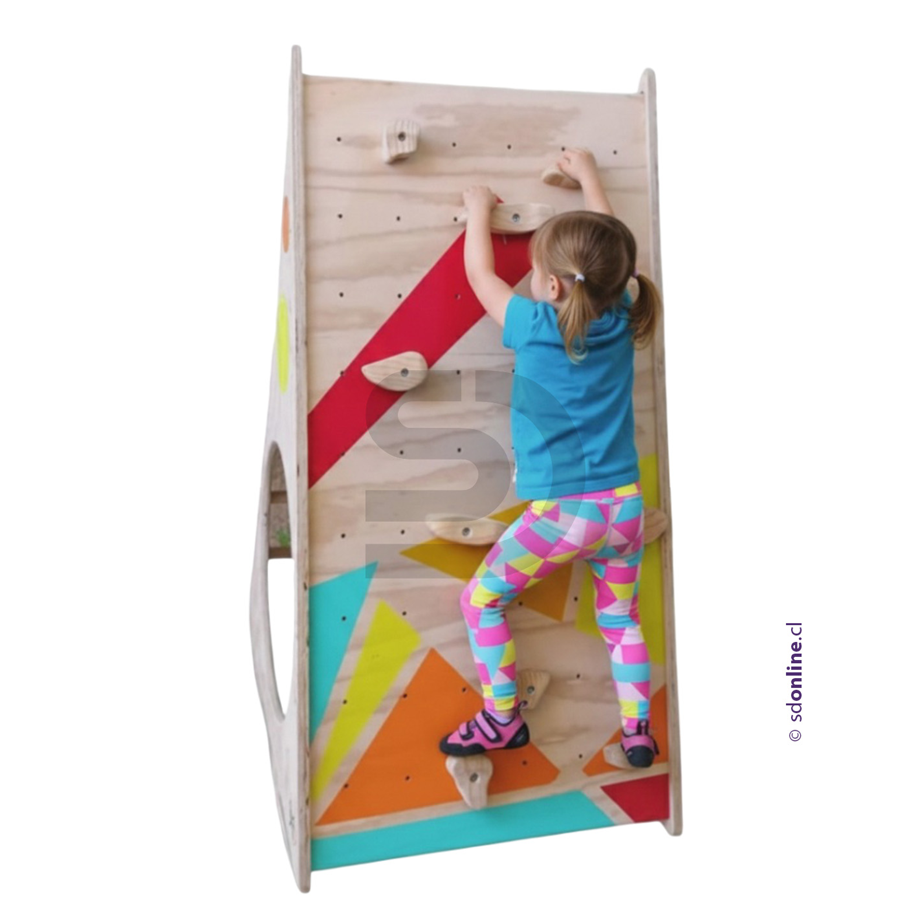 Muro de escalada infantil móvil 2