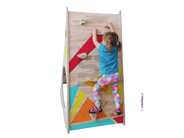 Muro de escalada infantil móvil 2