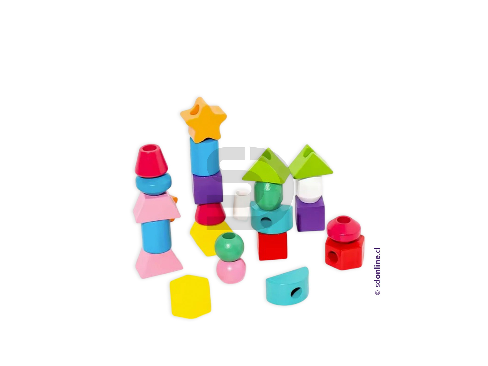 Encaje de figuras con patrones Montessori 2