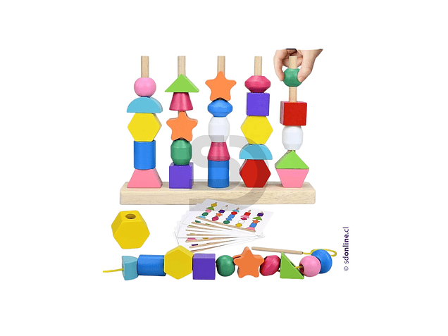 Encaje de figuras con patrones Montessori 3
