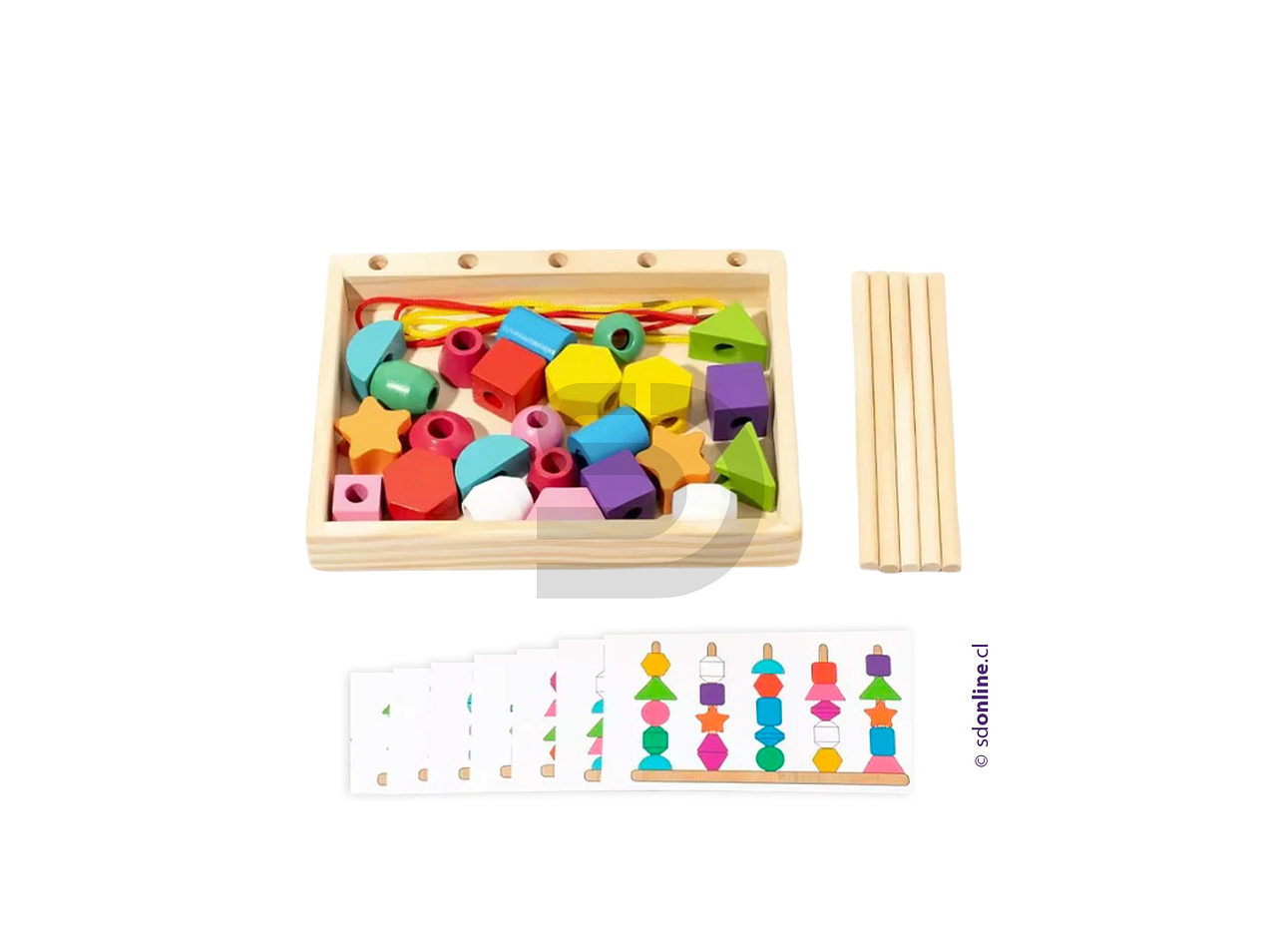 Encaje de figuras con patrones Montessori 4