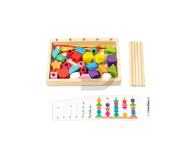 Encaje de figuras con patrones Montessori 4