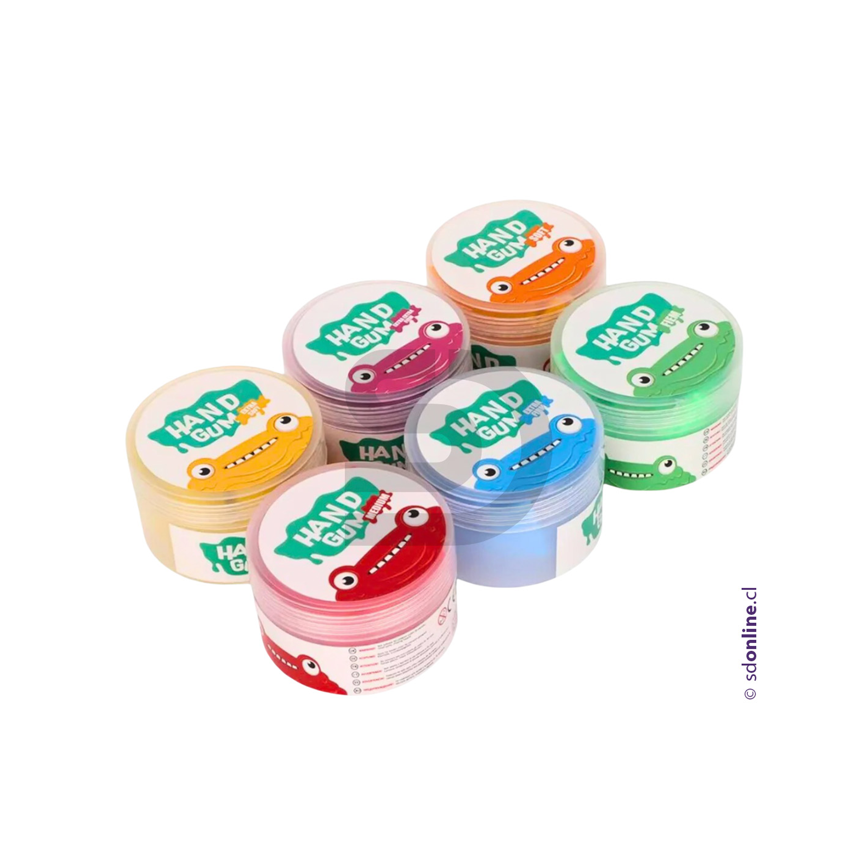 Set 6 Masas terapéuticas Putty 6 densidades 2
