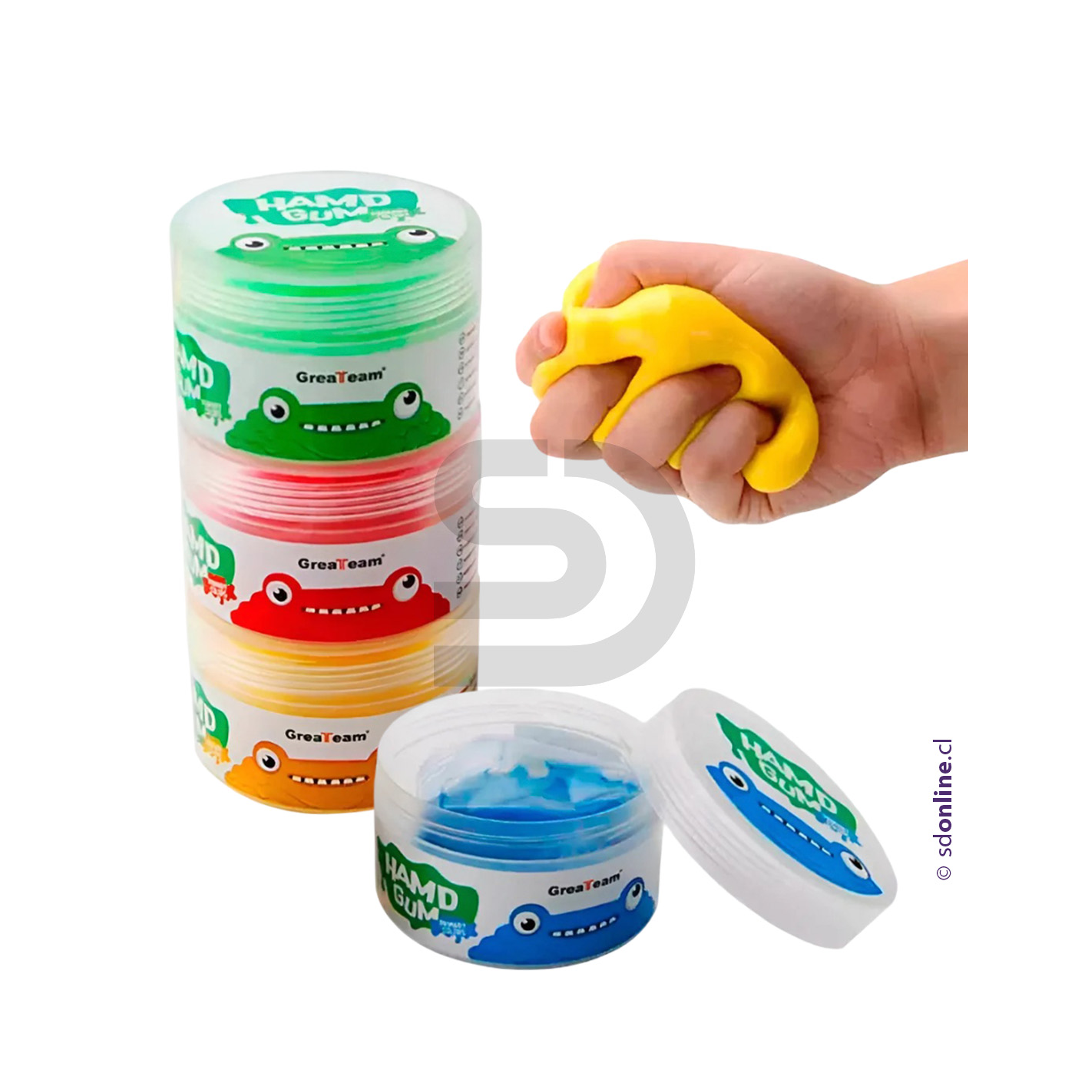 Set 6 Masas terapéuticas Putty 6 densidades 1