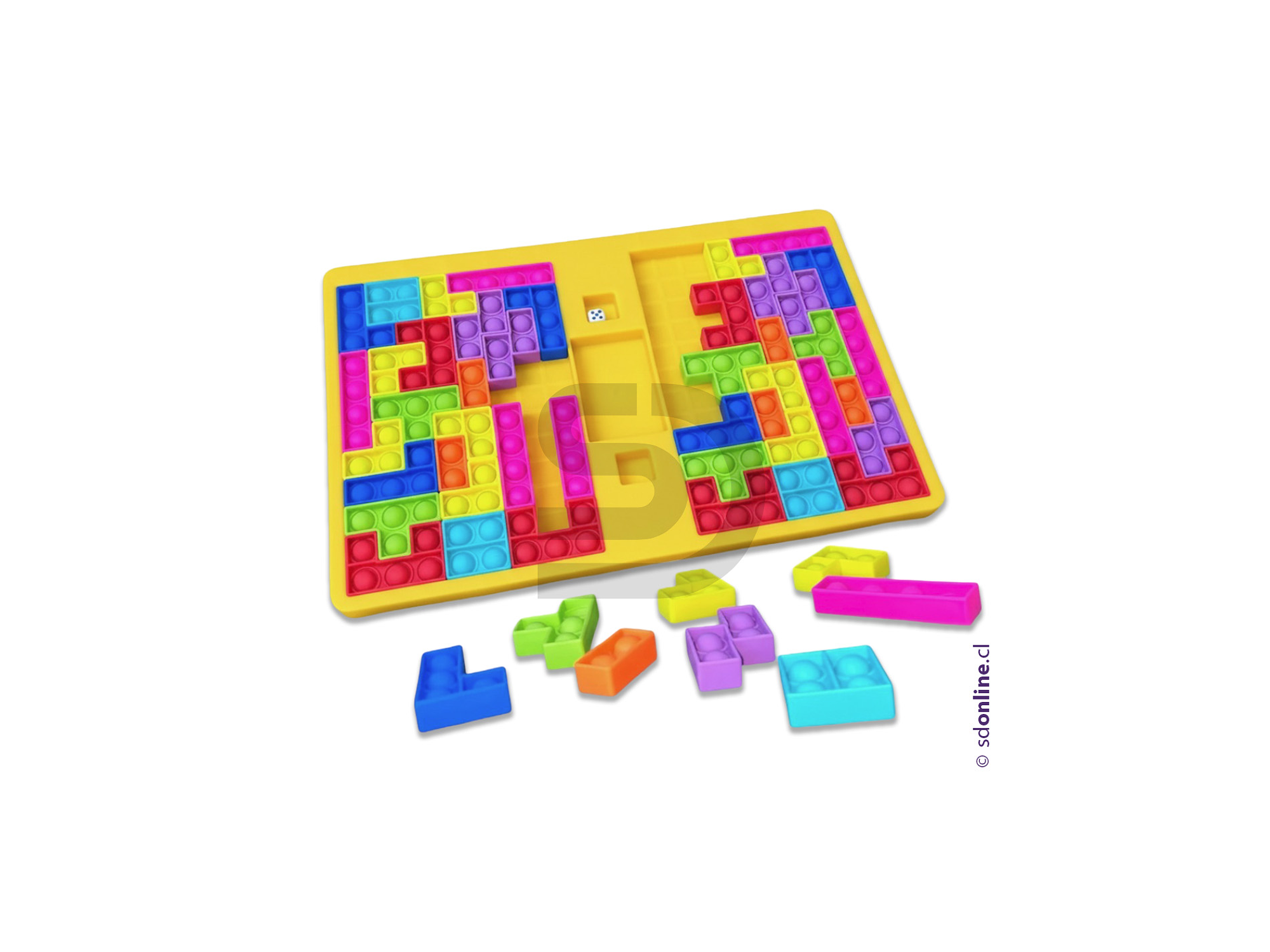 Rompecabeza Sensorial Pop It Tiktok Montessori Grande 1