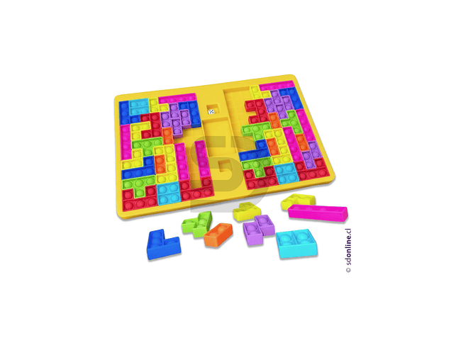 Rompecabeza Sensorial Pop It Tiktok Montessori Grande 1