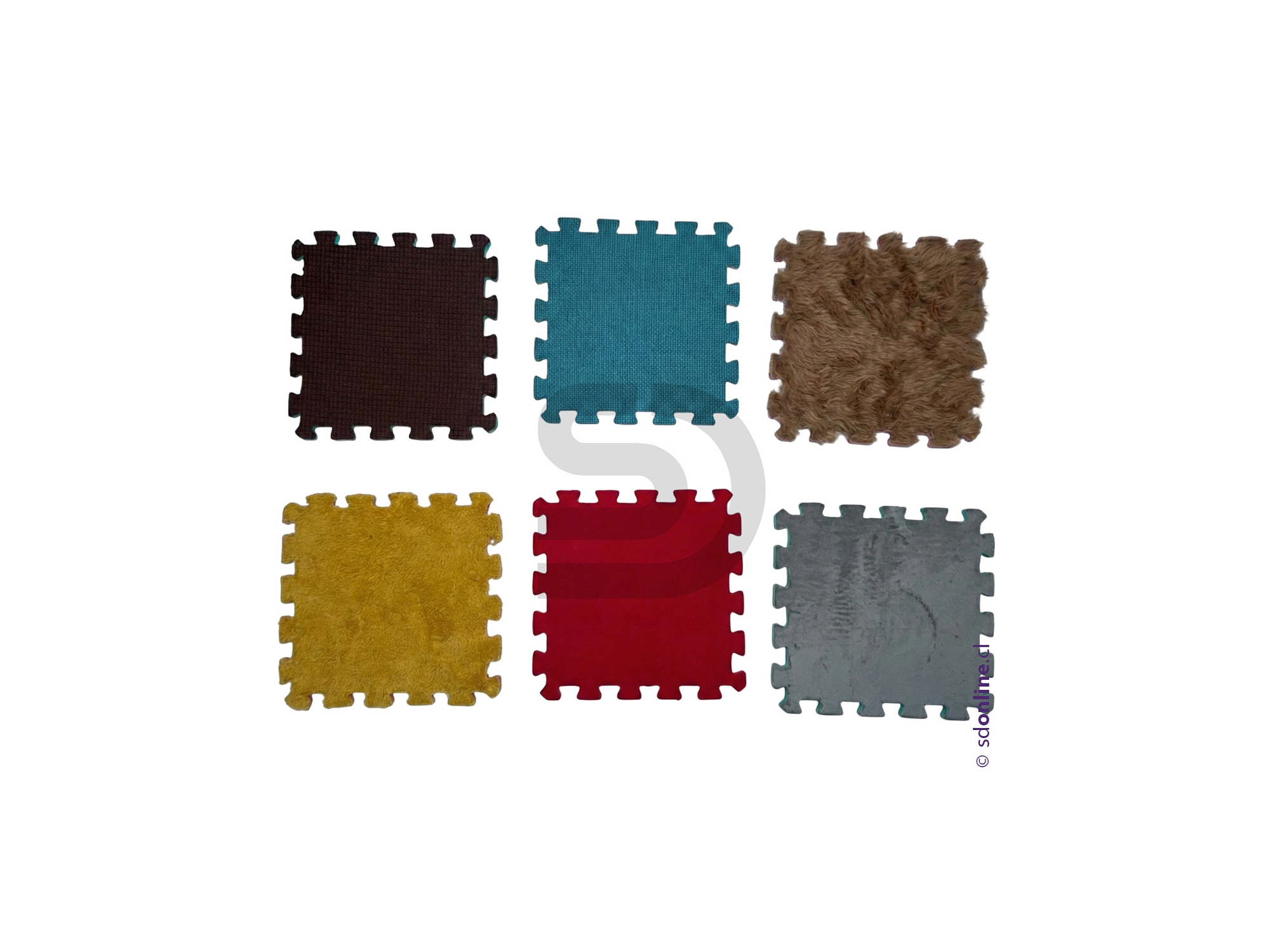 Alfombra sensorial 6 texturas 2