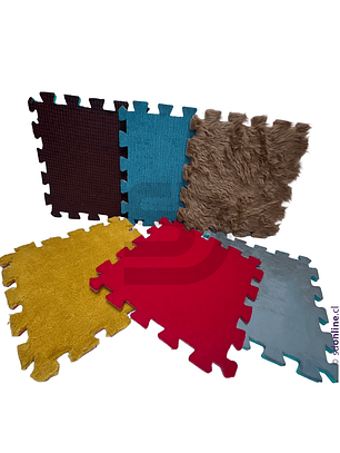 Alfombra sensorial 6 texturas