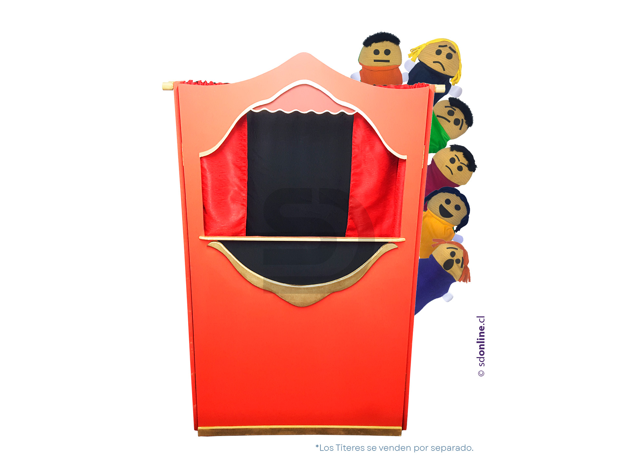 Teatro de títeres plegable de lujo 3
