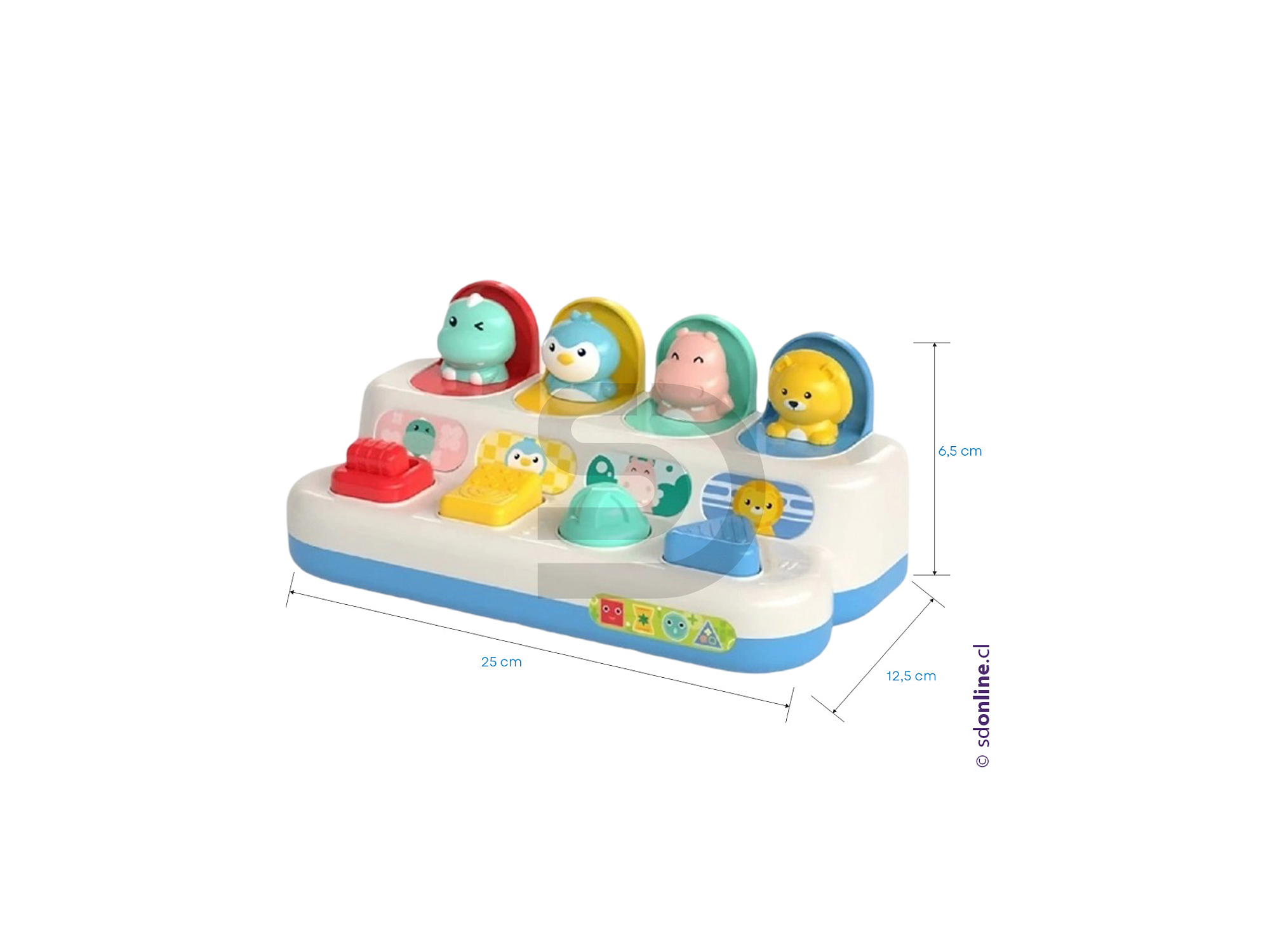 Juego didactico Pop Up grande animales 3