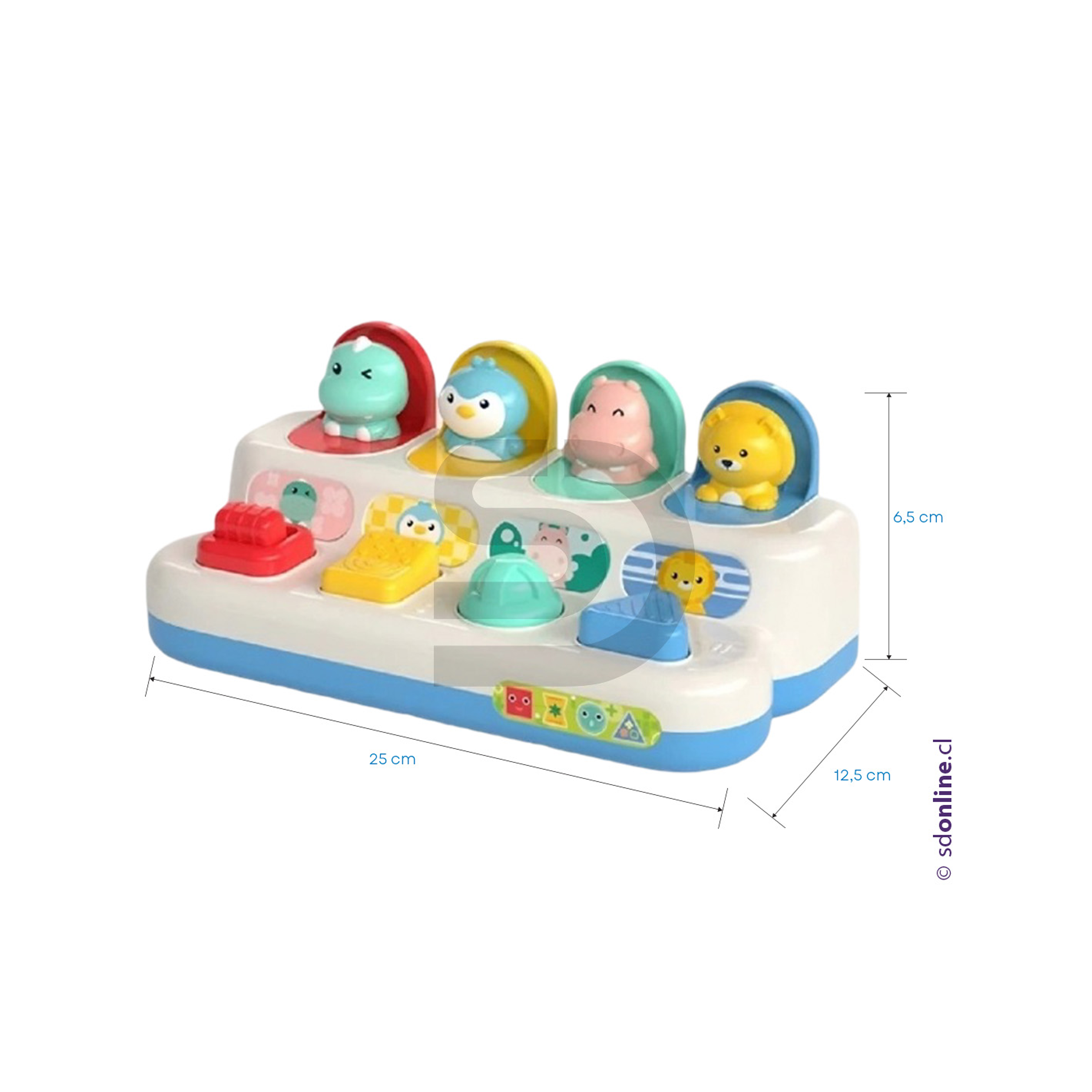 Juego didactico Pop Up grande animales 3