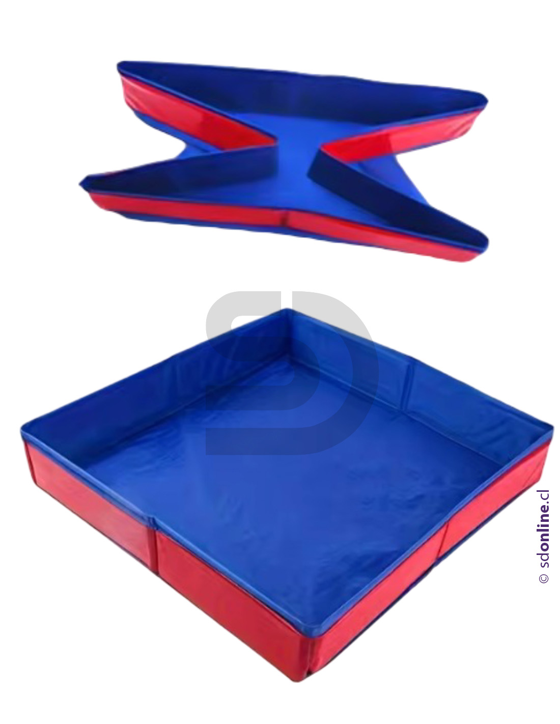 Caja de arena plegable