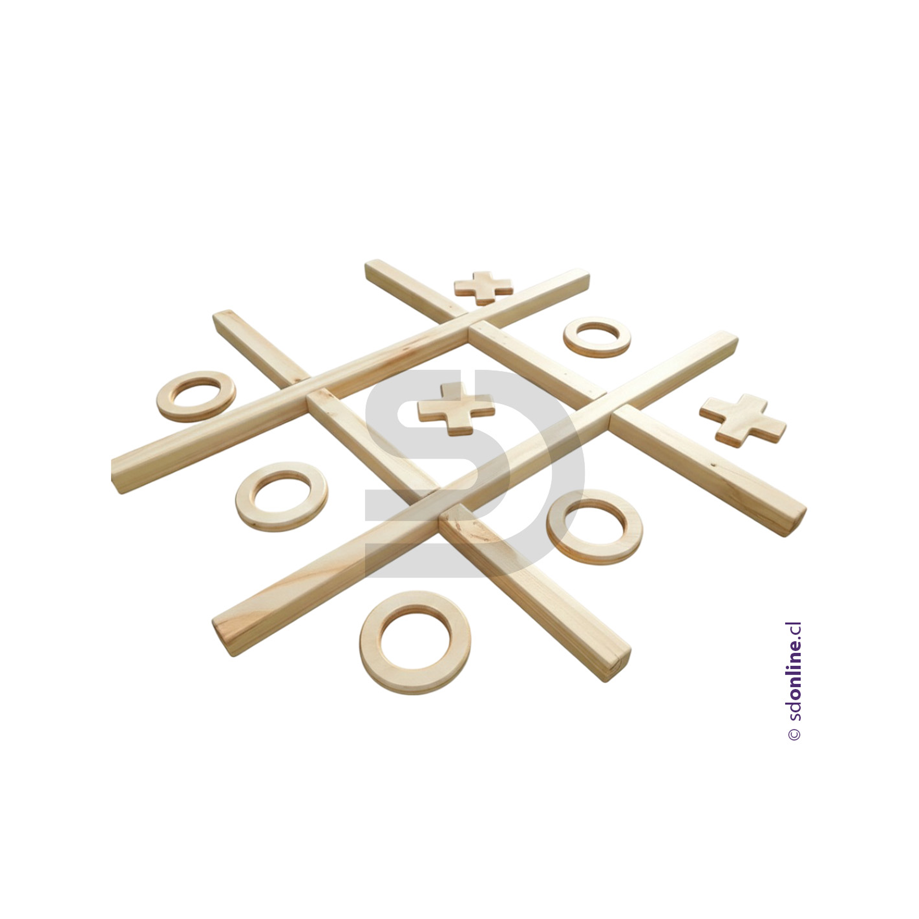 Juego gato gigante de madera 1x1 metro 1