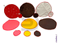 Tapetes discos sensoriales tela 20 pzas - Miniatura 1